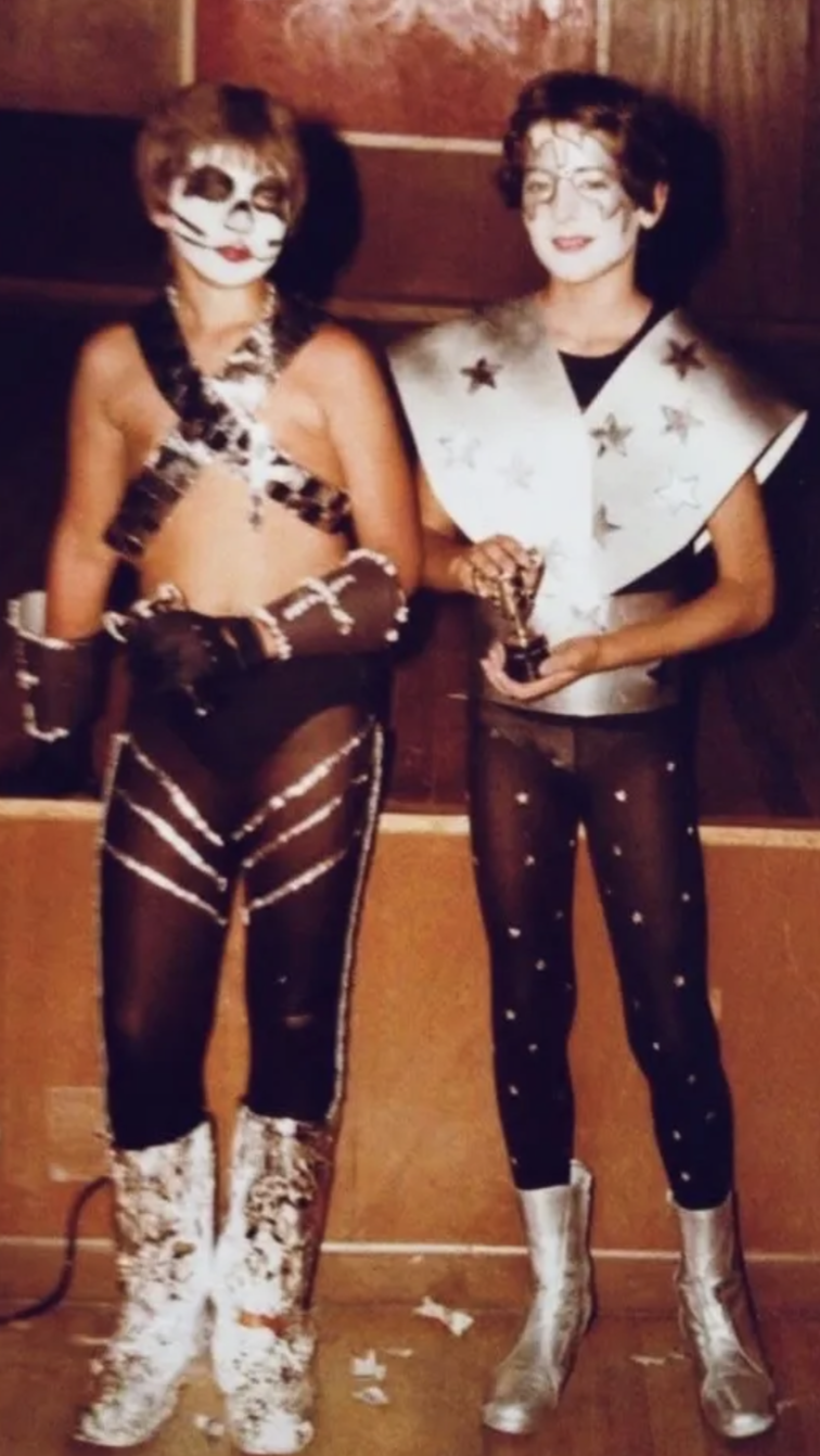 me and Gordon Weiss - Fair Oaks costume contest circa 1979