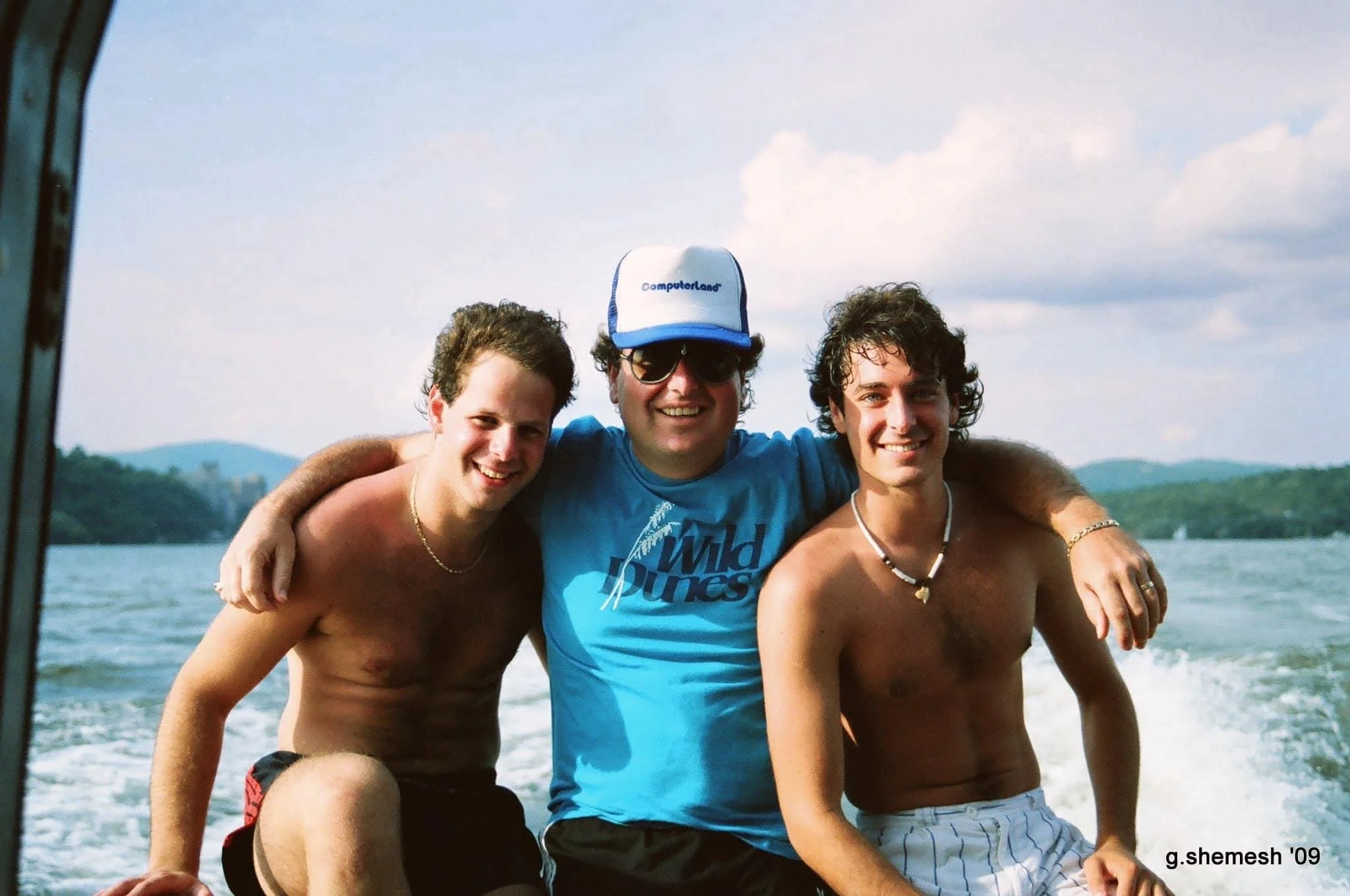 Gil dad and me circa 1988 (after this was taken, we jumped in the hudson and got the flu for days)