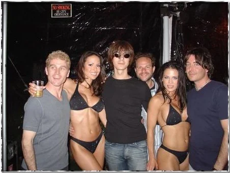 Partying with the playmates