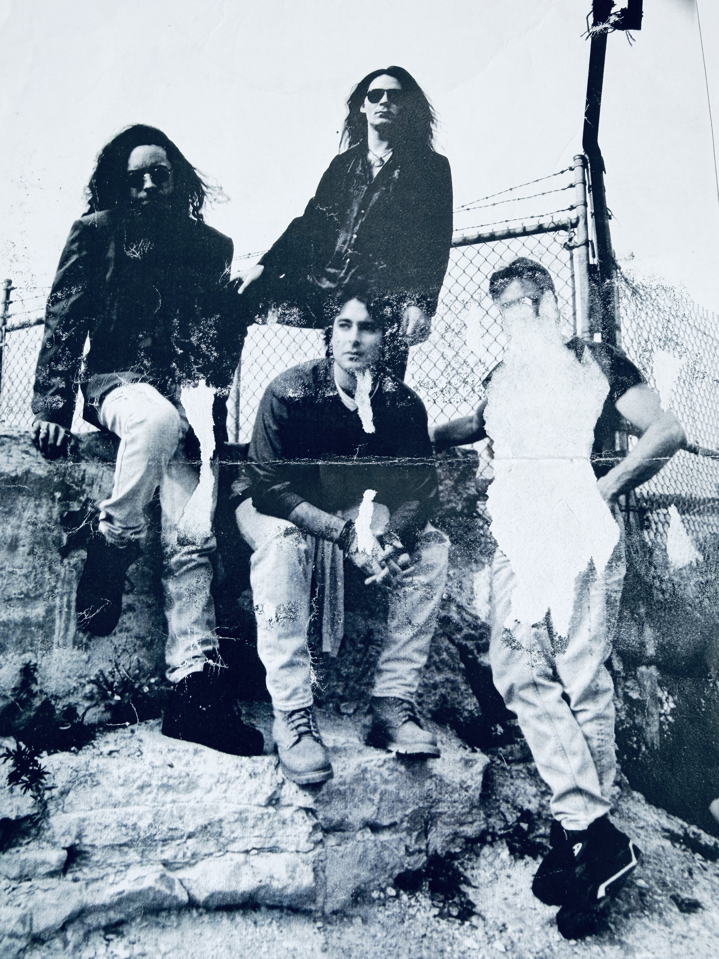 One of my first attempts at a real band. The Rockefellers, circa 1994. Fuzzbubble's Jay Camiolo standing in back