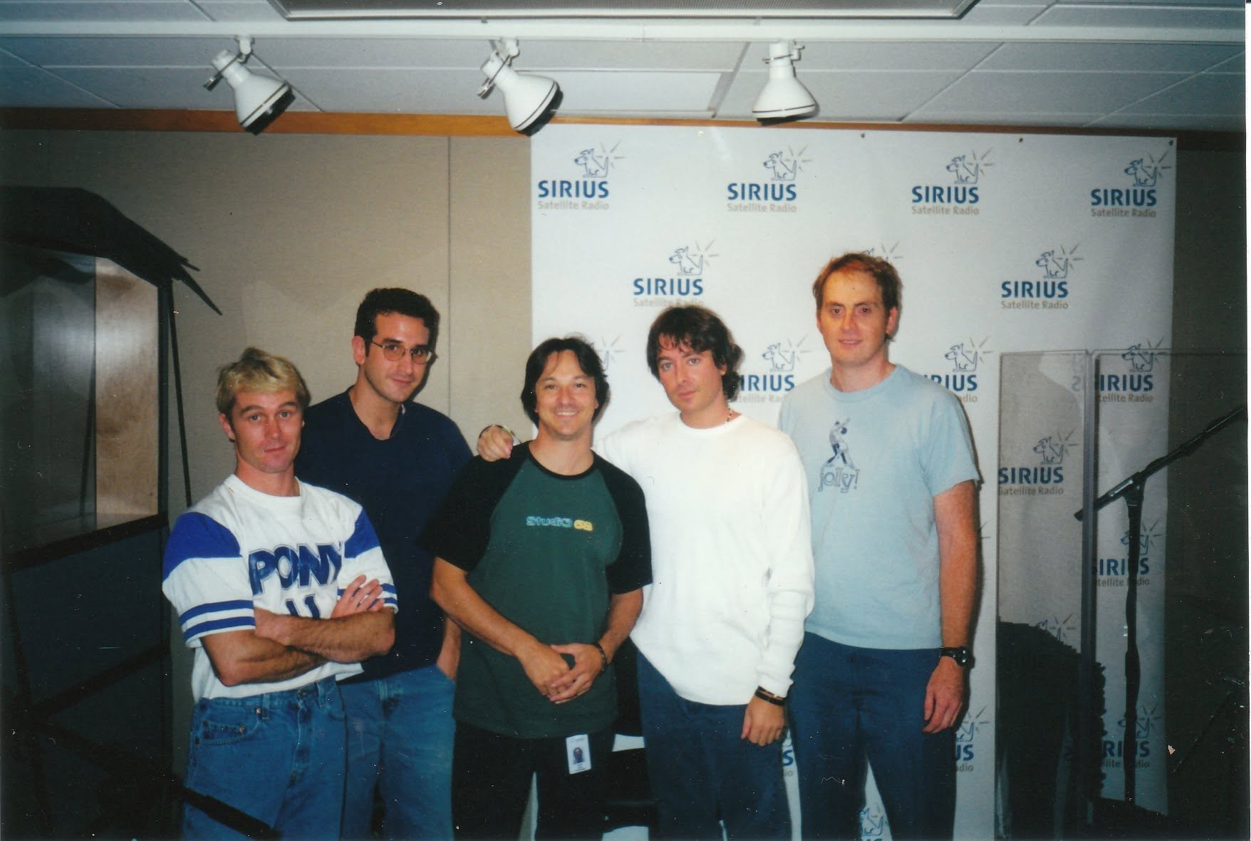 First band to ever perform live on Siriius (w/ DJ Jerry Rubino)