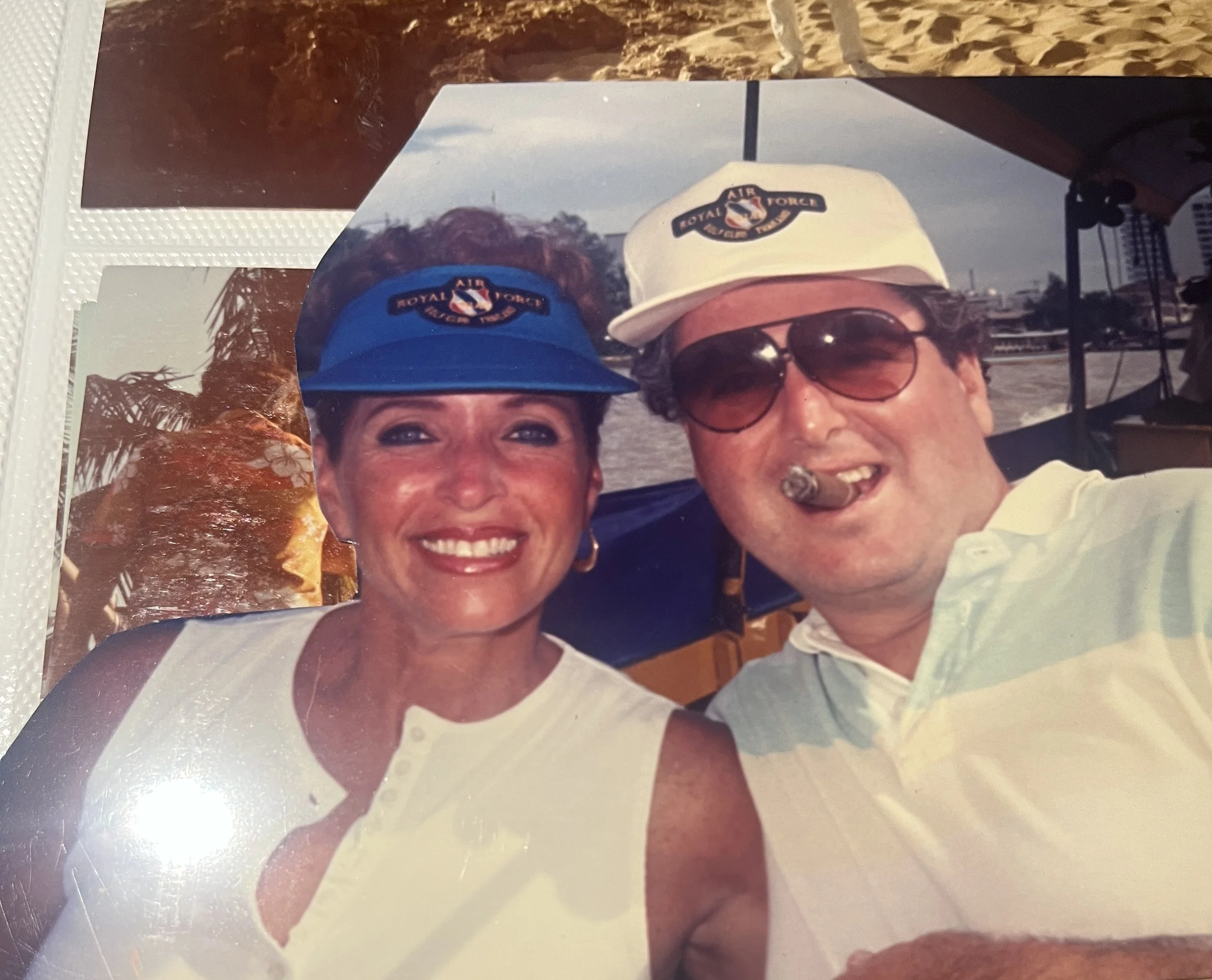 Mom and dad in the glory days.