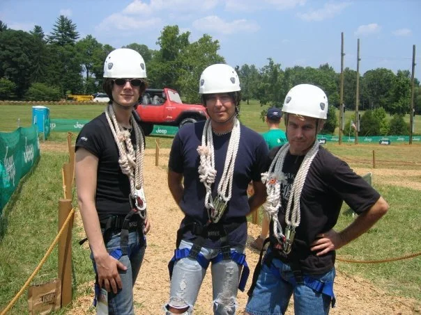 Joshua, me and Mahoney at Camp Jeep Festival