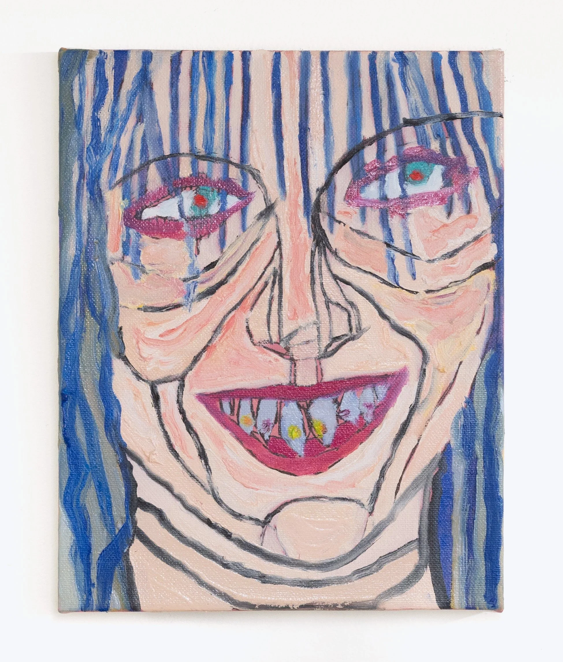Bust,
Oil on Canvas,
8" x 10",
(Created for the Equisite Corpse show at NotThatDeep)