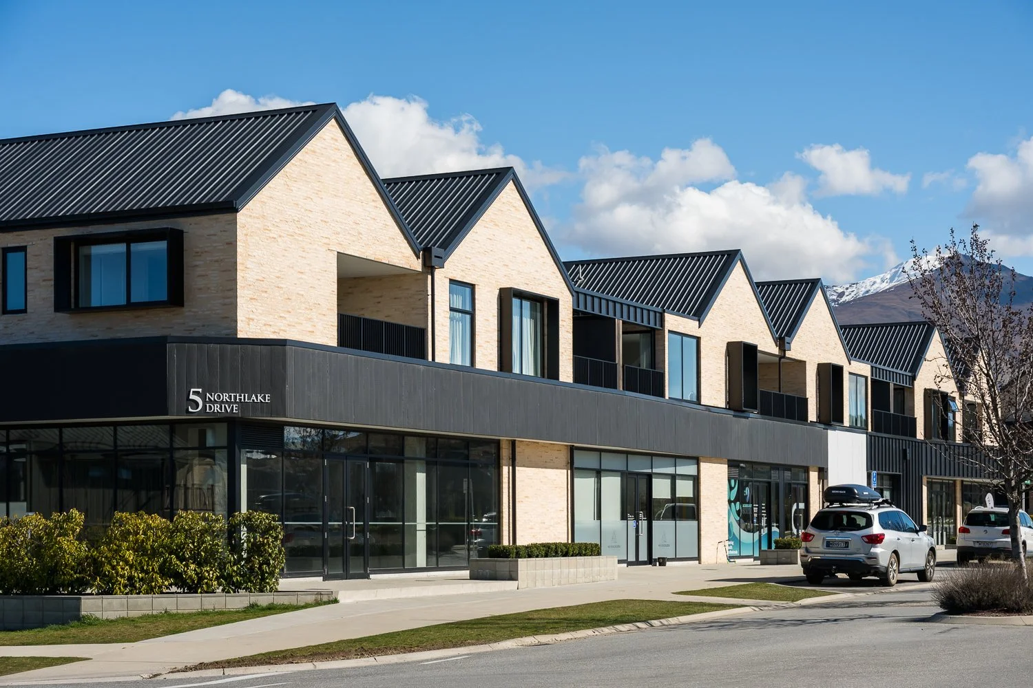A Wanaka mixed use commercial property featuring commercial downstairs spaces and residential upstairs spaces managed by the Bayleys Commercial Queenstown, Wanaka and Cromwell team.