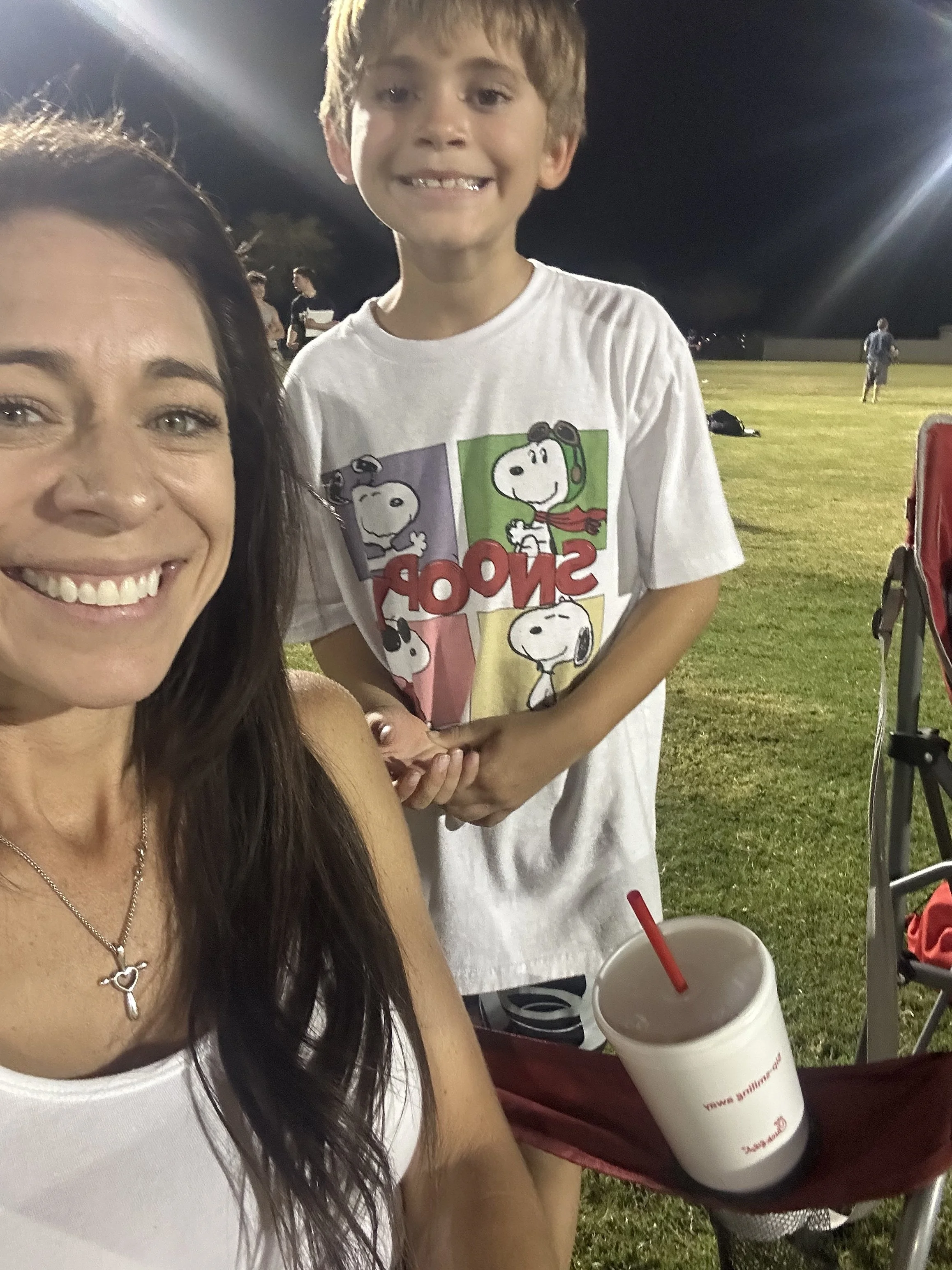 Watching Flag Football at CCV in Surprise, AZ