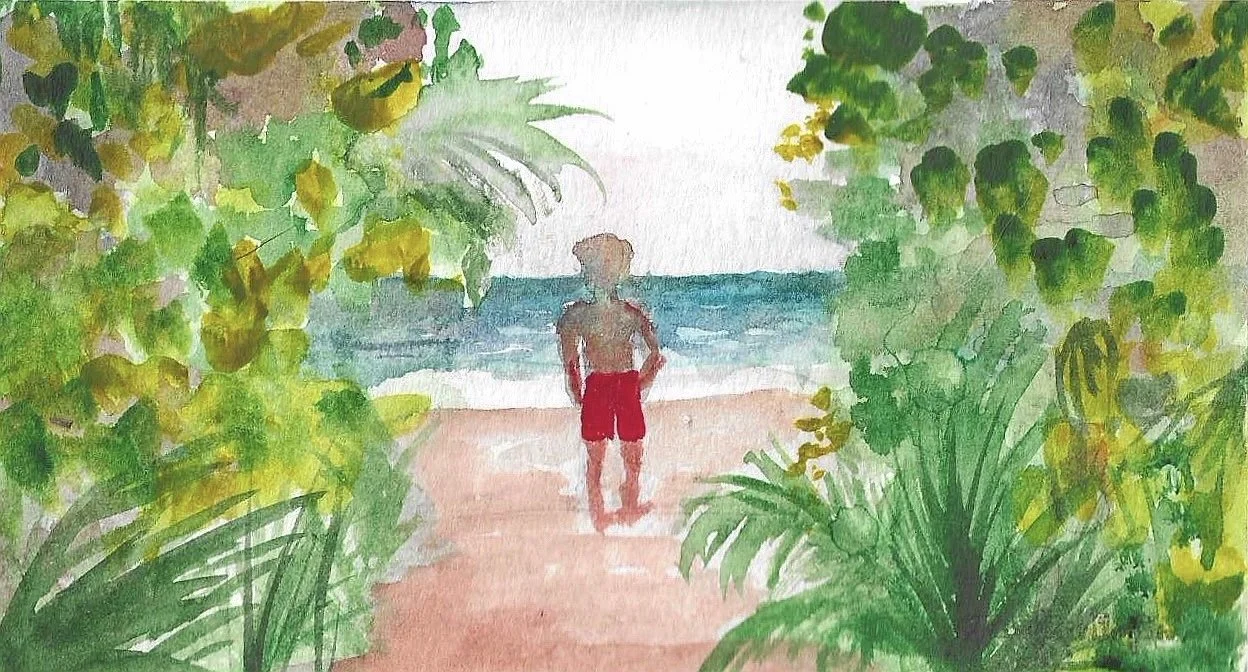Lost Miami Man, Post Work Swim.jpg