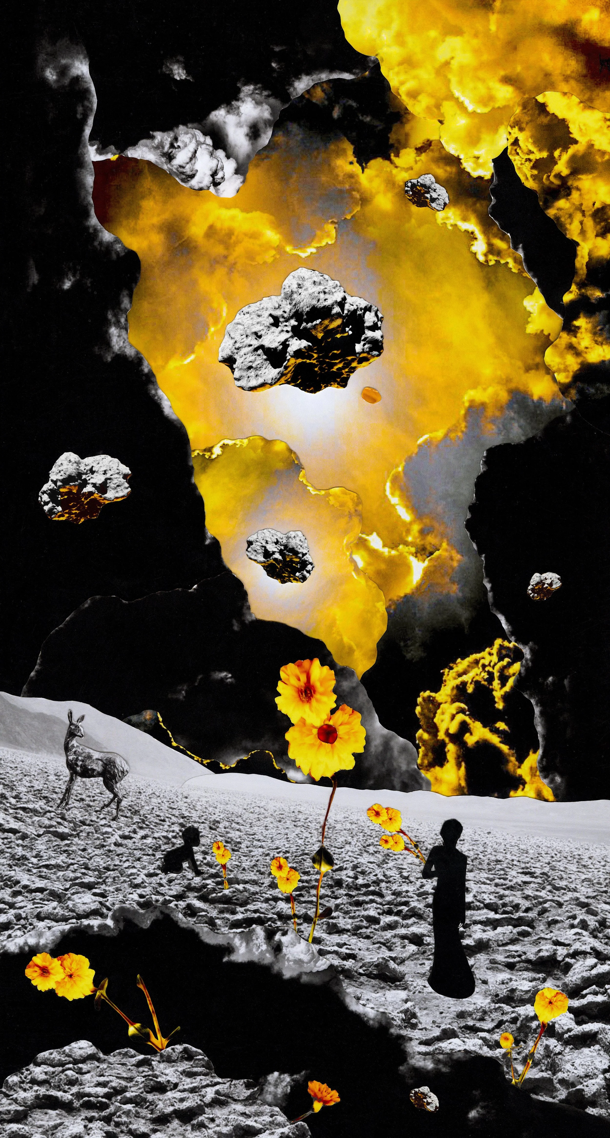  After the Storm   26 × 14 in, 2025 
