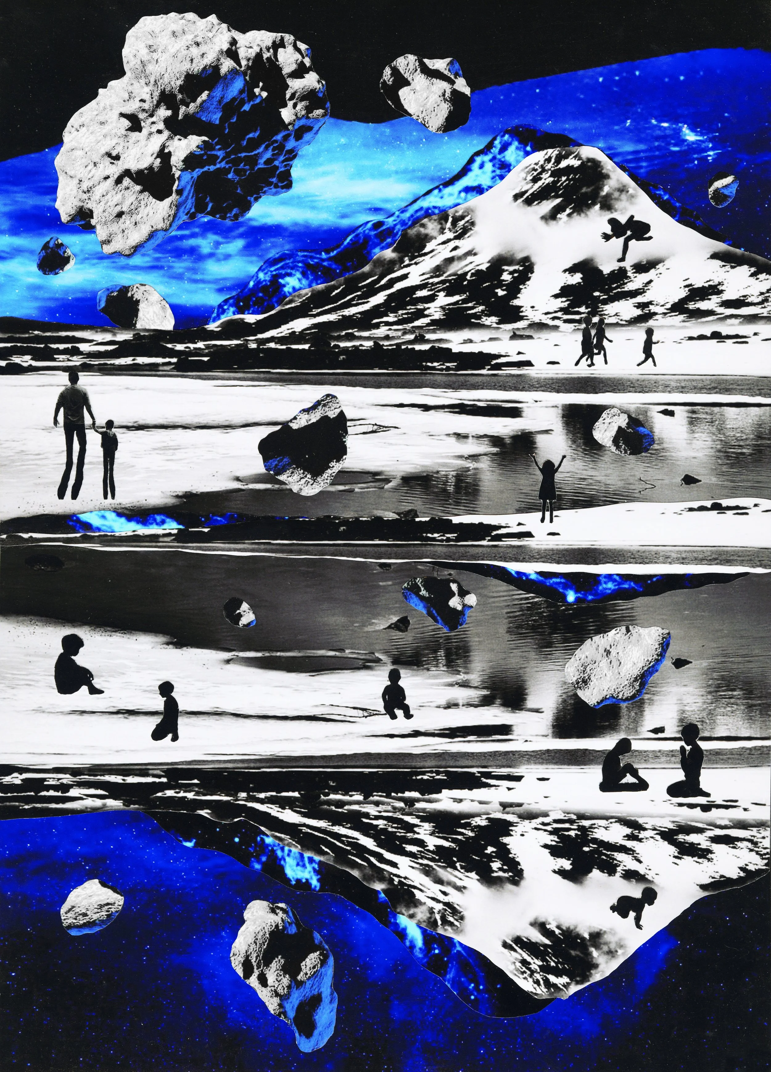  Where Gravity Fails   26 × 19 in, 2025 