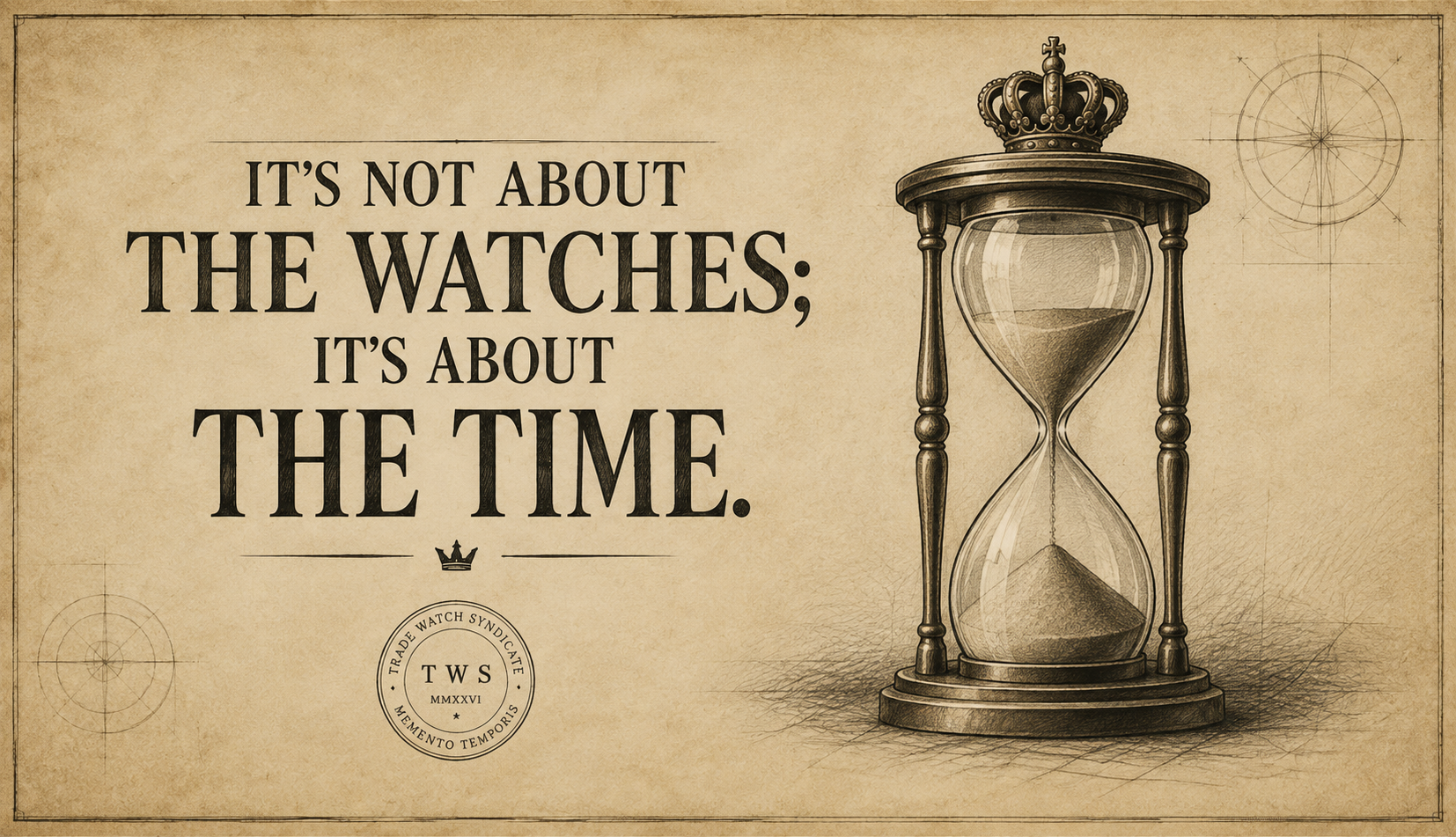 It’s Not About the Watches; It’s About the Time.