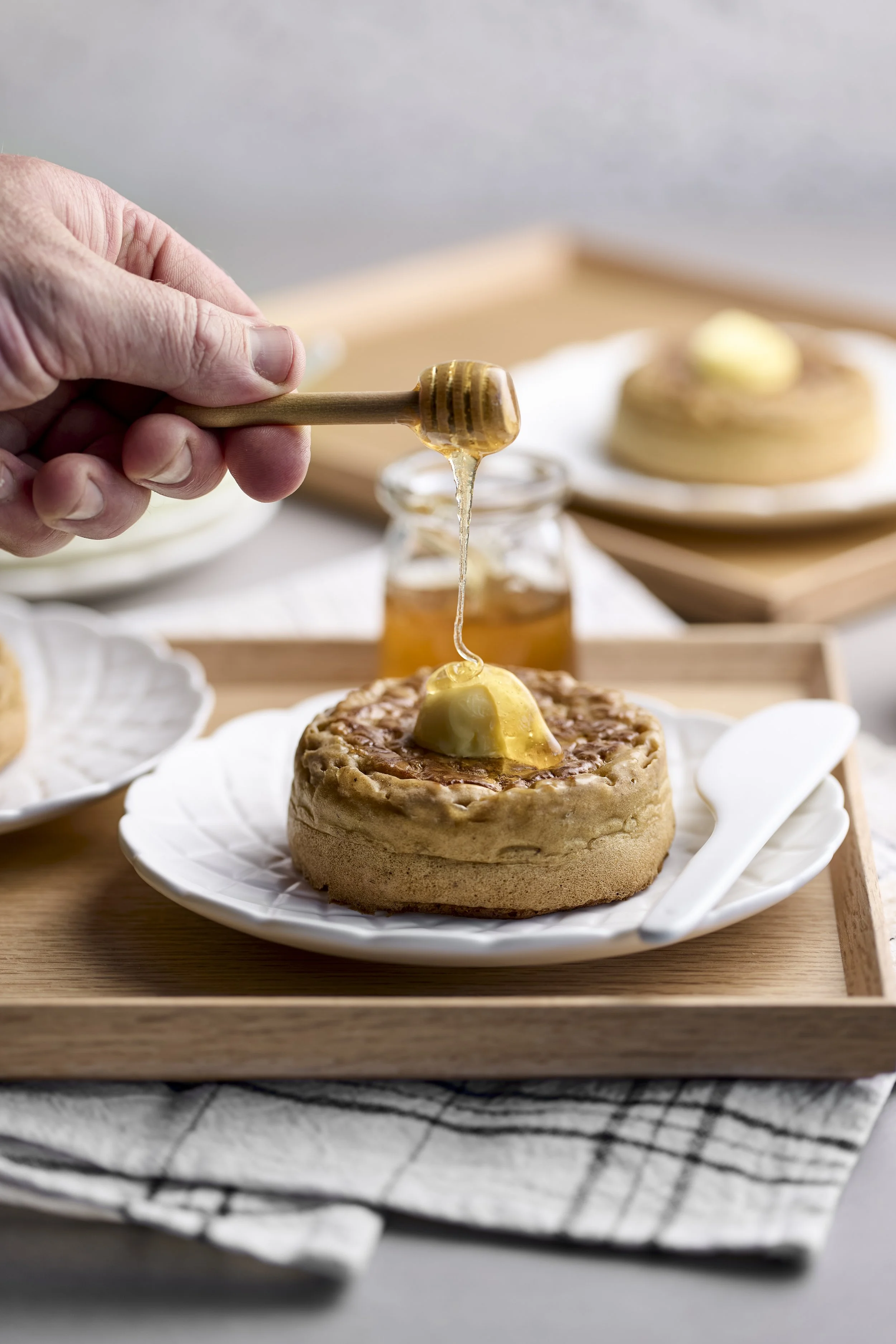Sifted Rosella Wheat Sourdough Crumpets - 6-pack