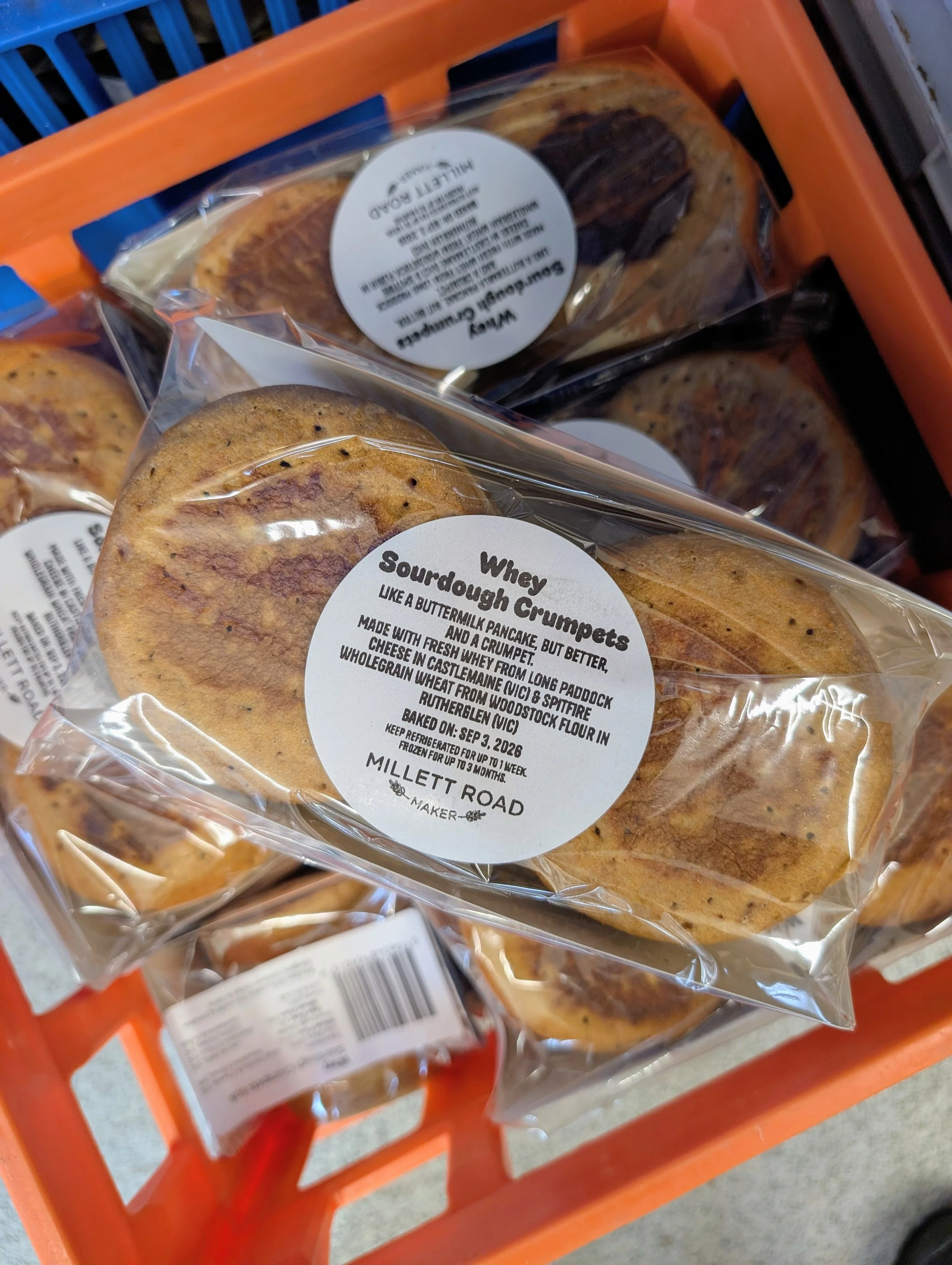 Whey Sourdough Crumpets - 6-pack