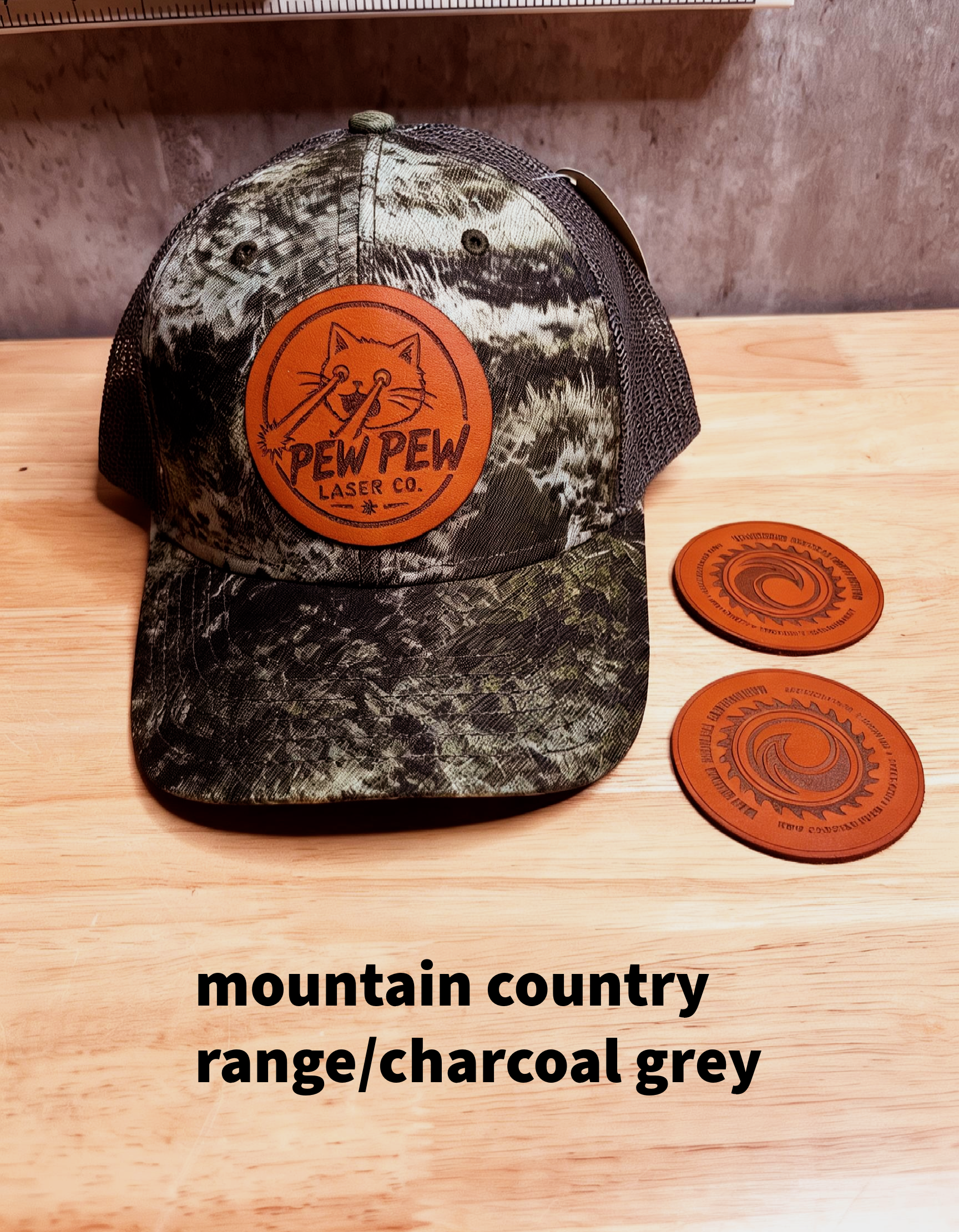 OTTO Cap.  Mossy Oak Camouflage 6 panel low profile mesh
