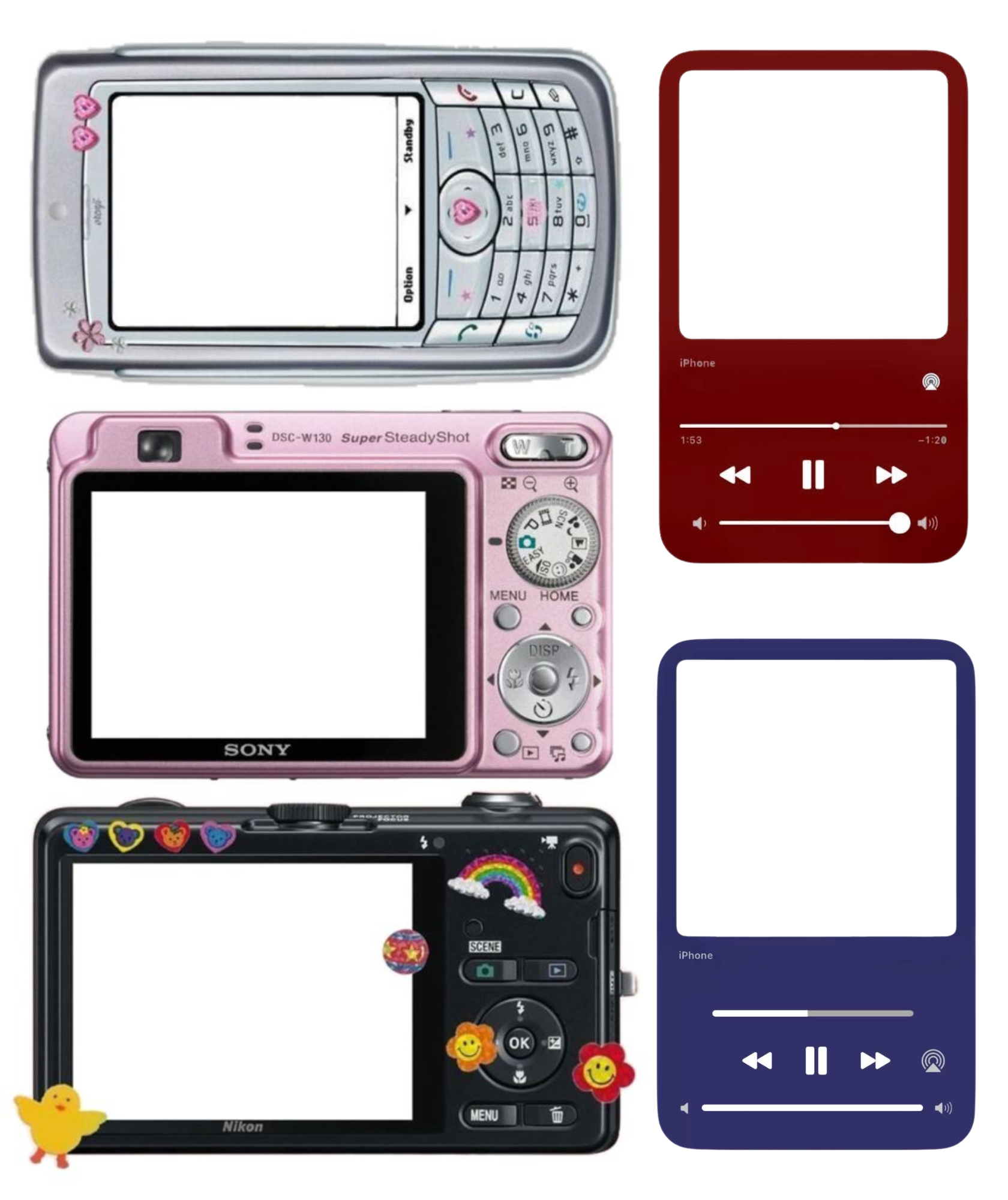 Custom Stickers with Photo Frame - Upload Photos