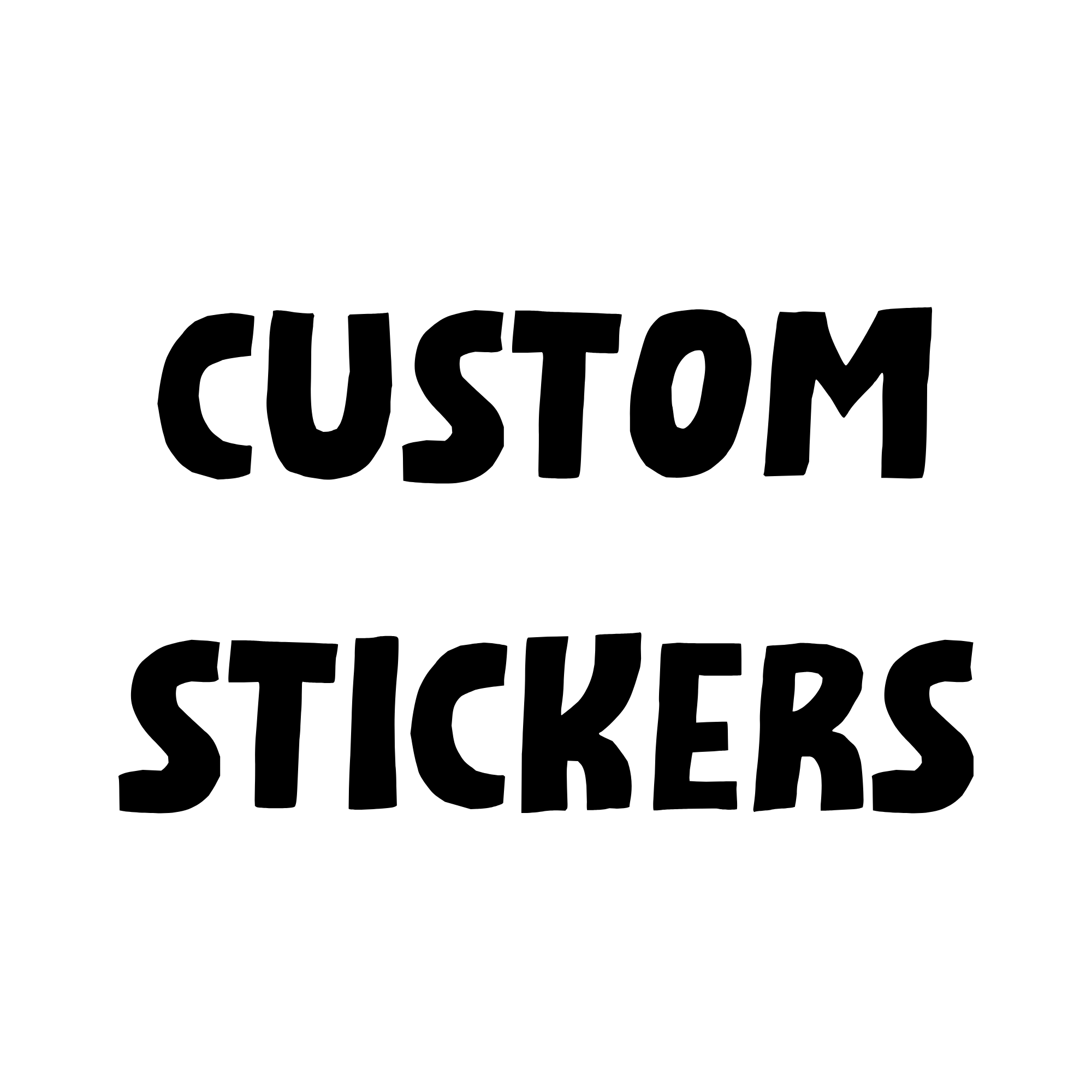 Custom Vinyl Sticker