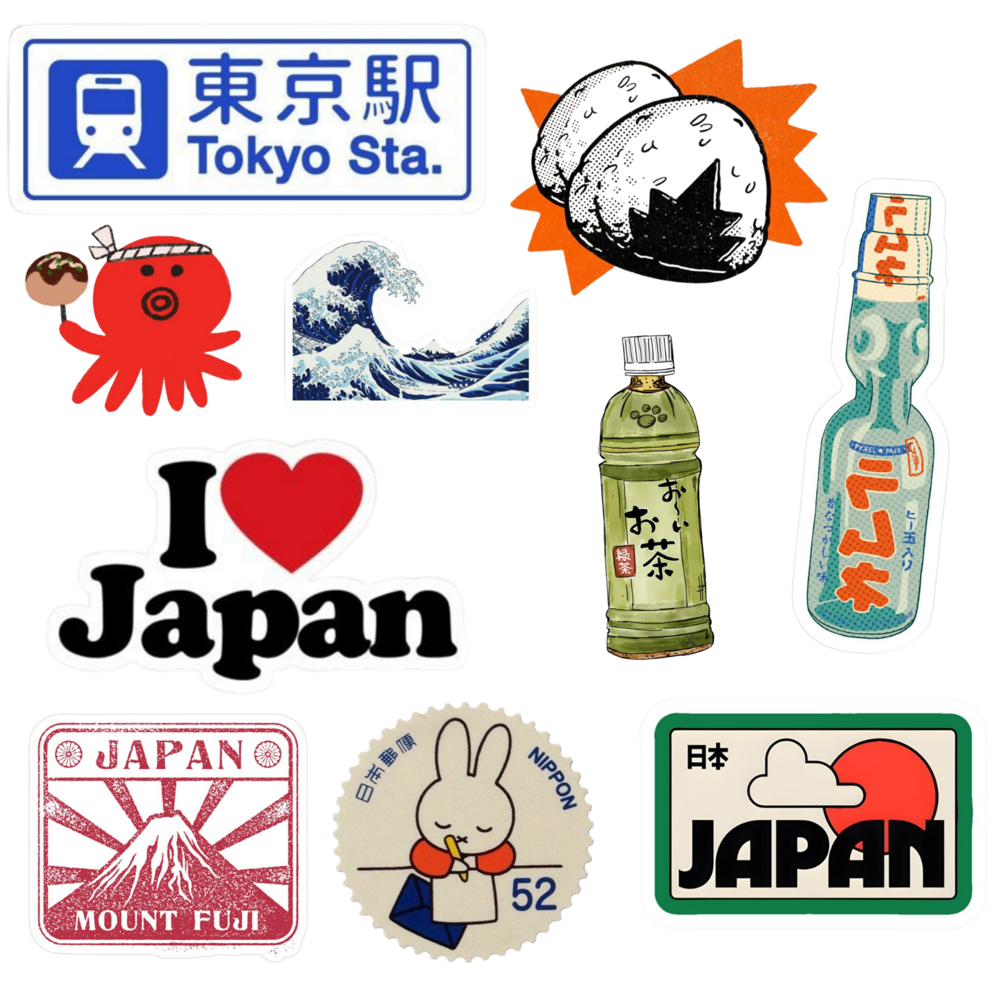 Japan Vinyl Stickers