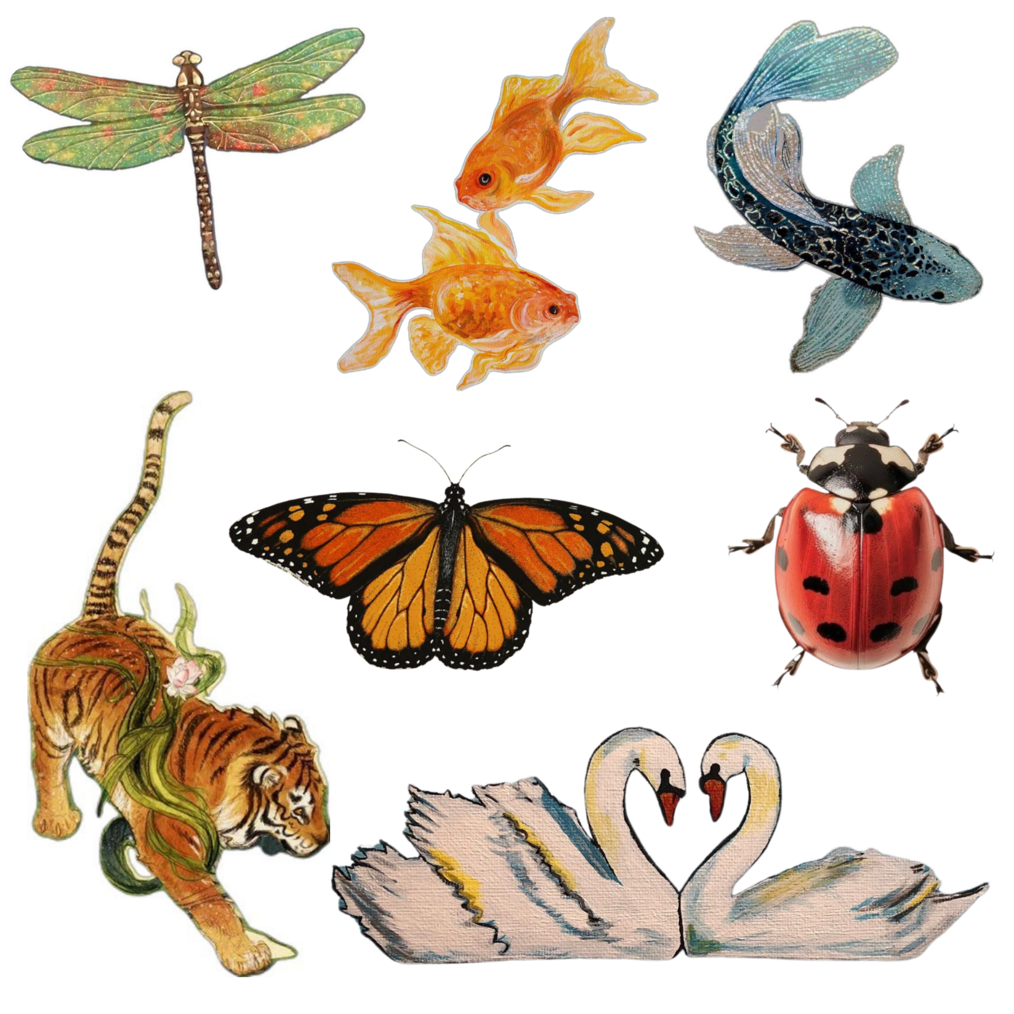 Animal and Insect Vinyl Stickers