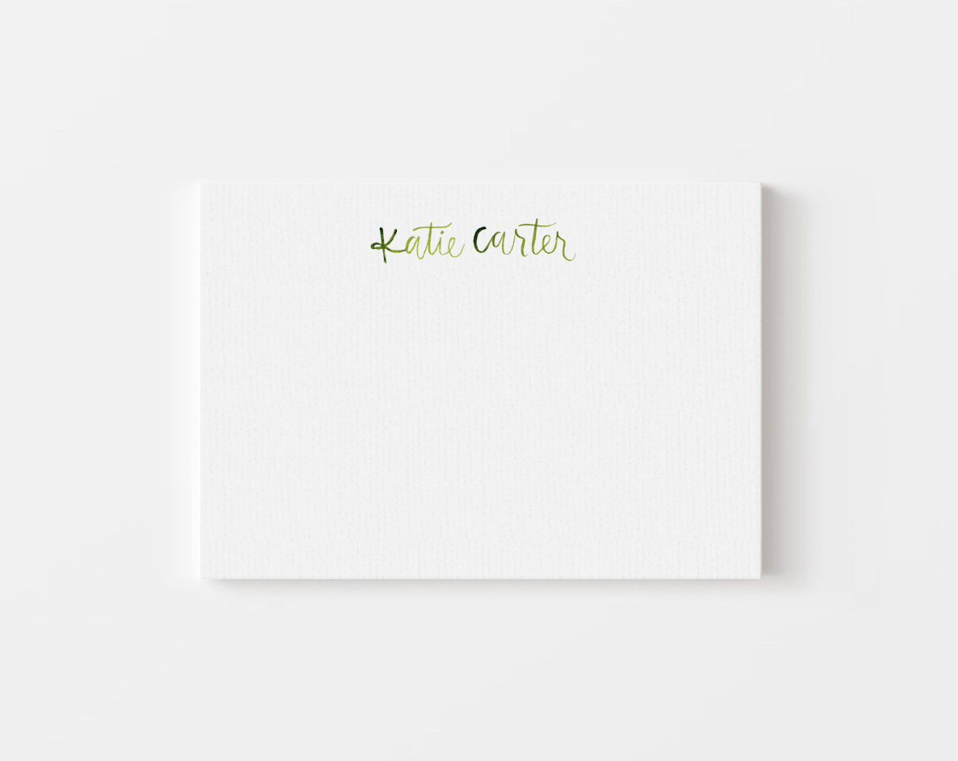 Hand Lettered Watercolor Stationery