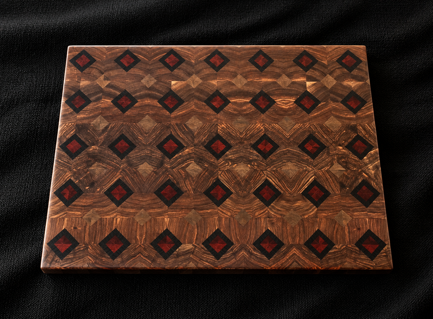 DOUBLE DIAMOND End-Grain Hardwood Board