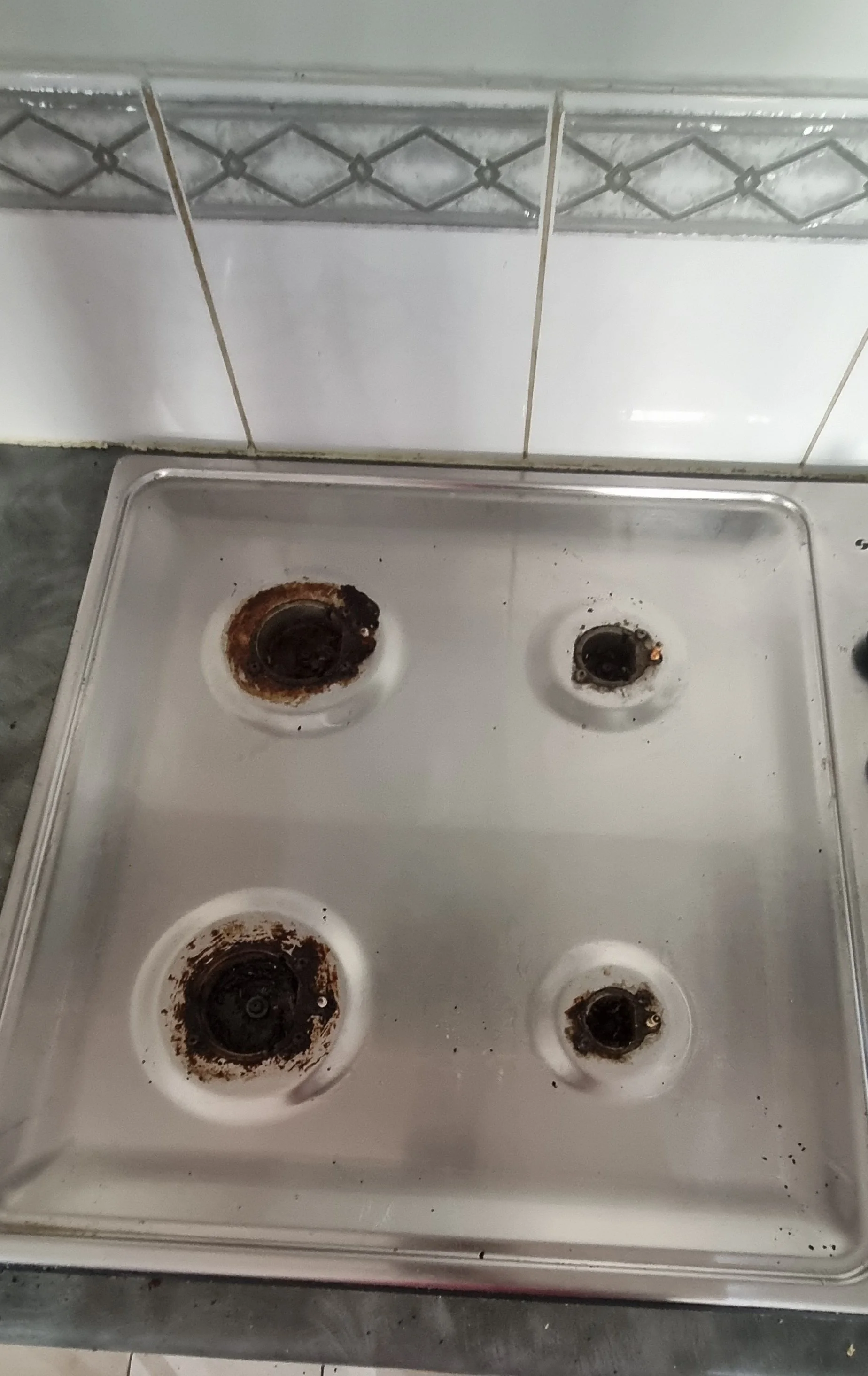Dirty stove