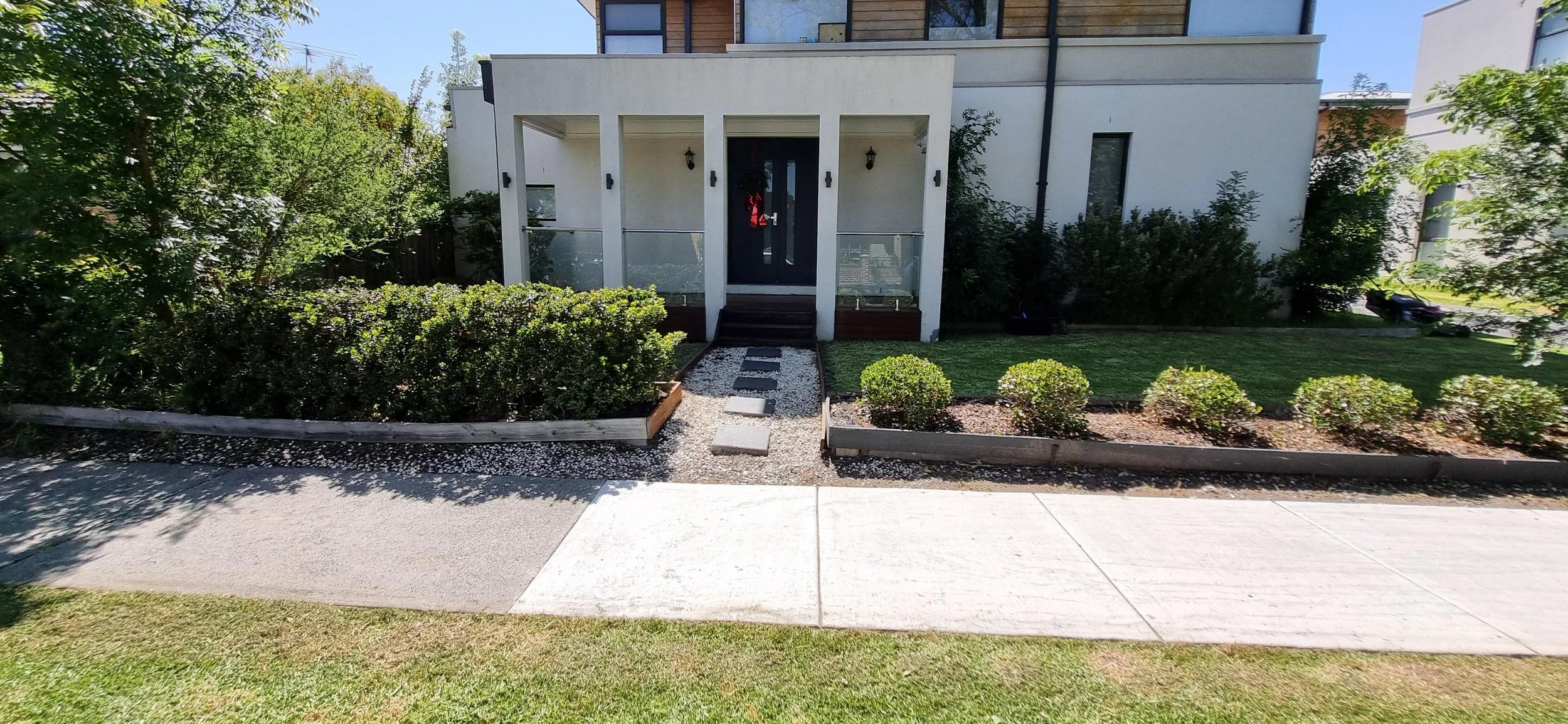 Outdoor house and garden