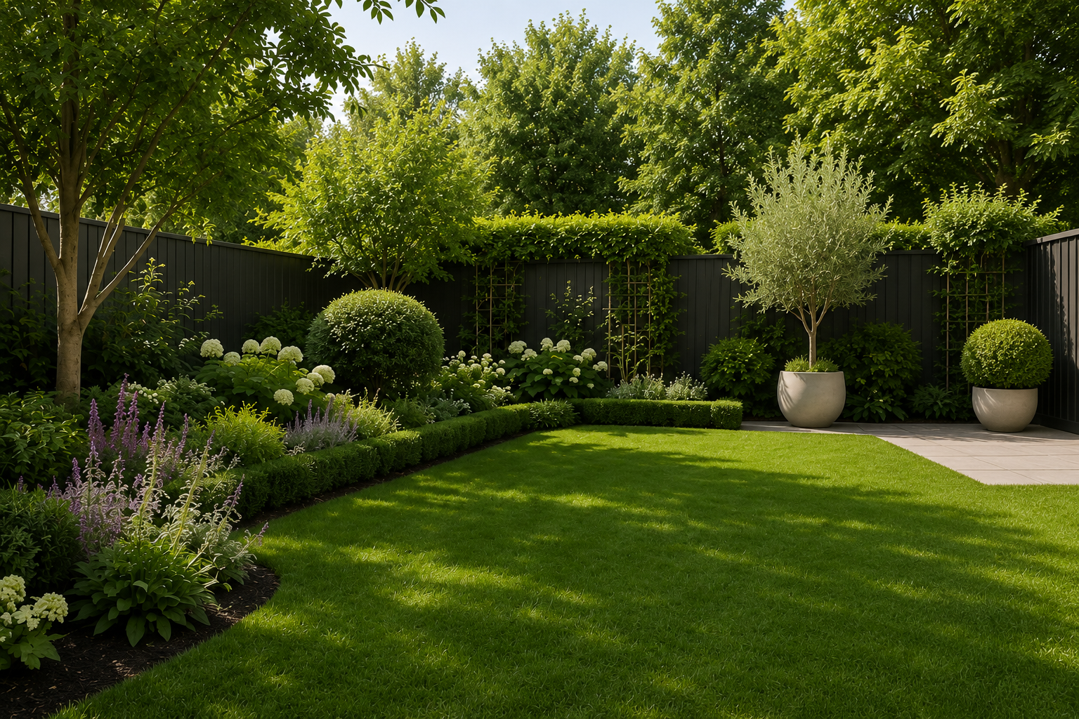 Lawn and garden image for lawn and gardening service