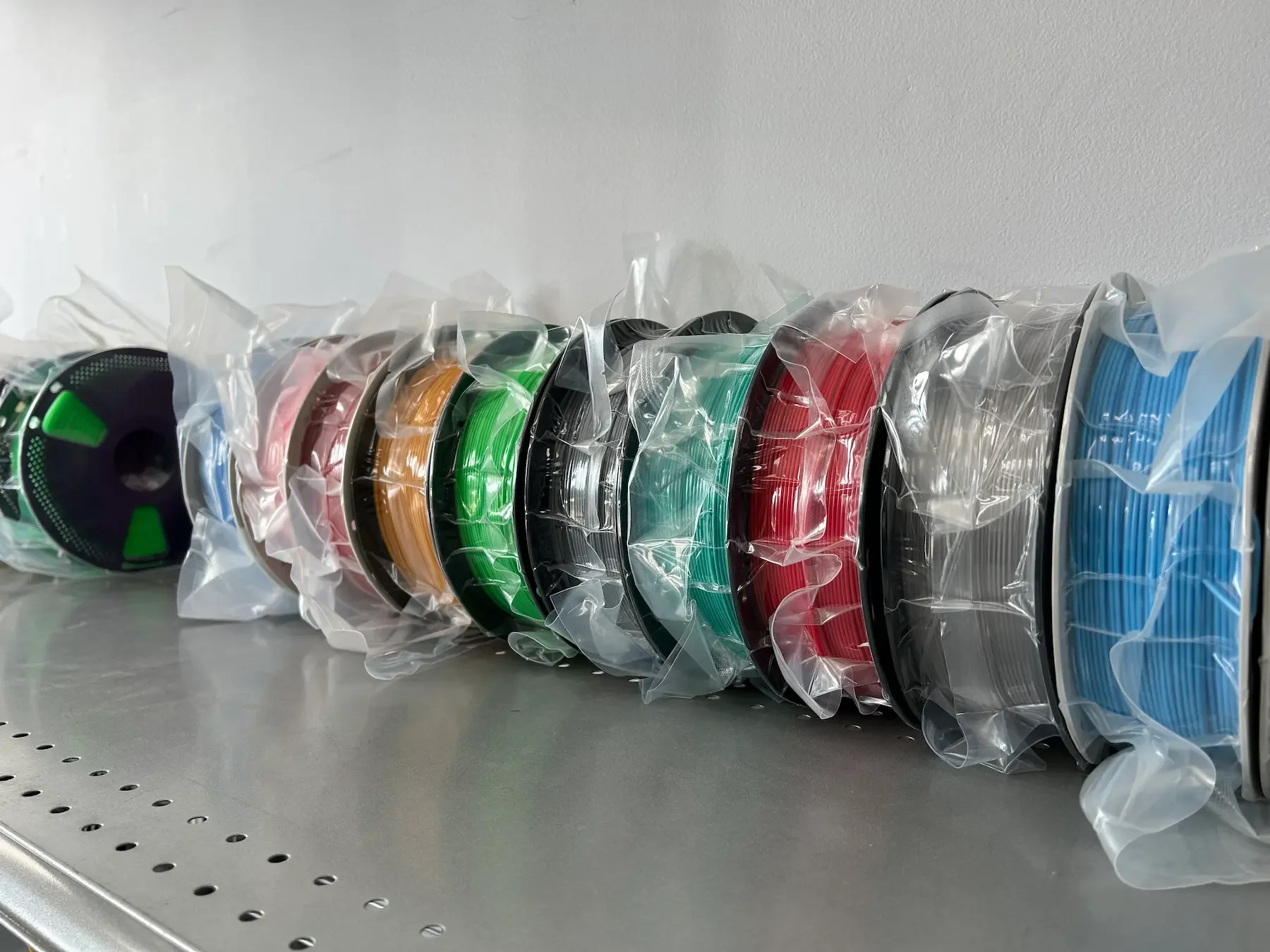 3D Printing supplies on the shelf