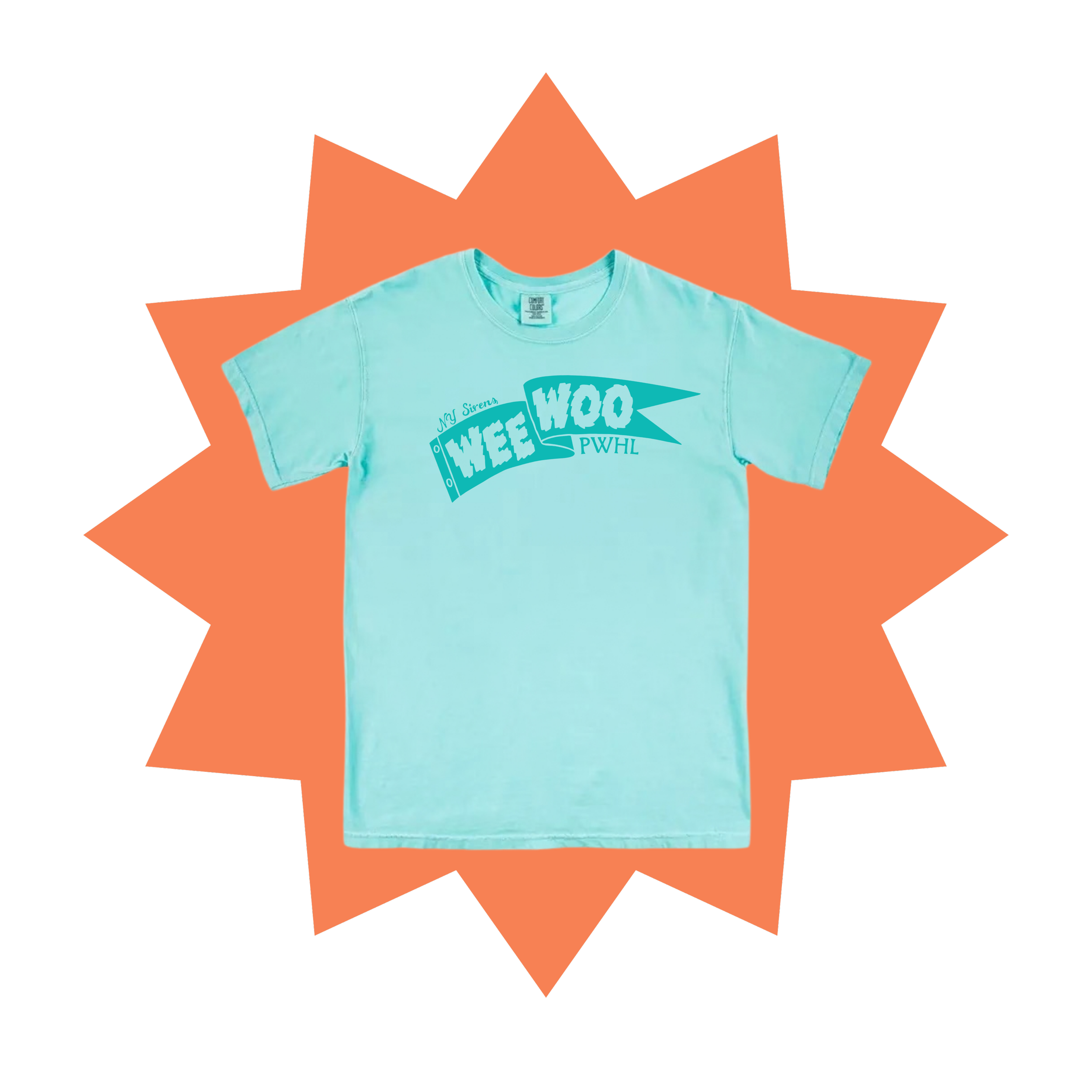 T-shirt, teal/ teal