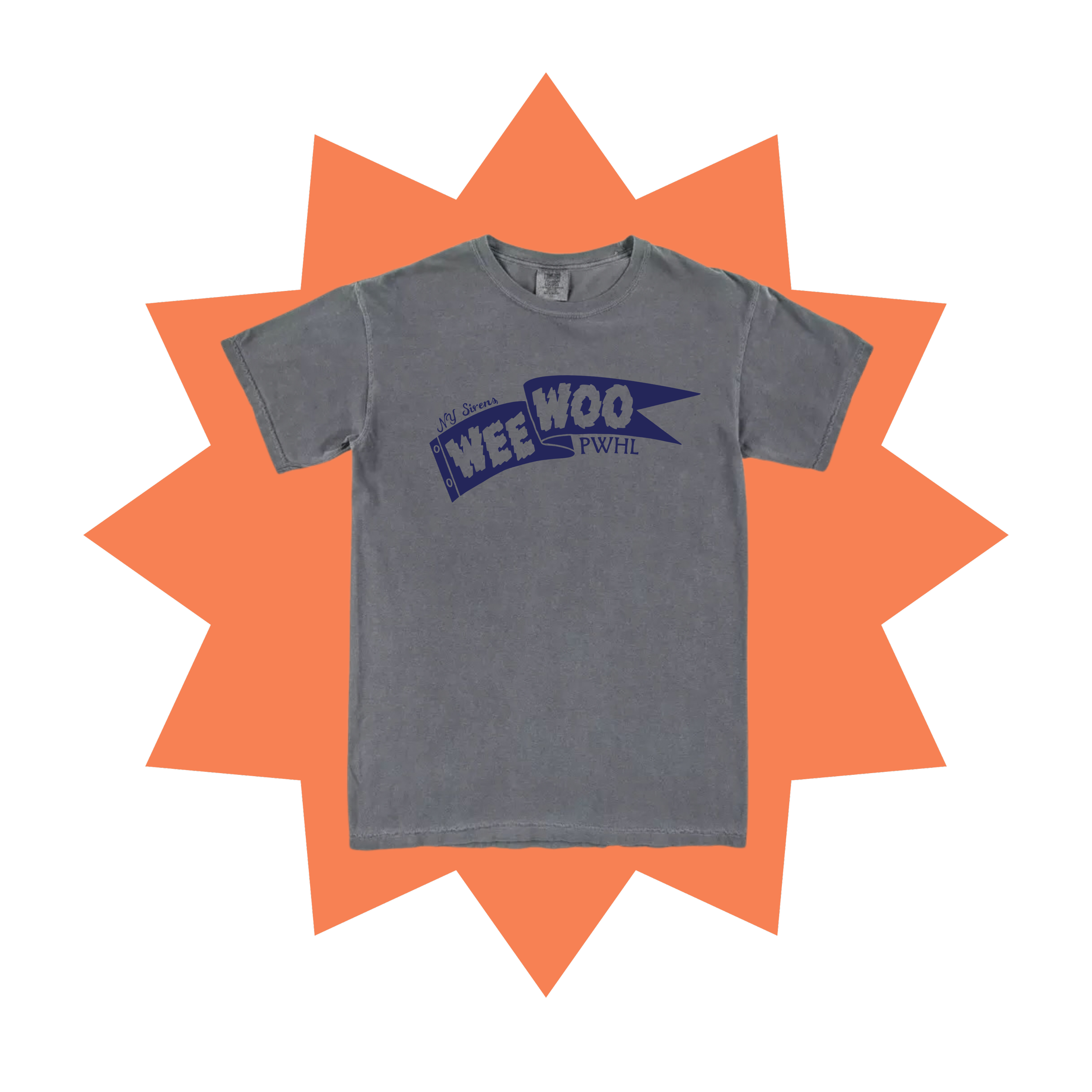 T-shirt, grey/ navy