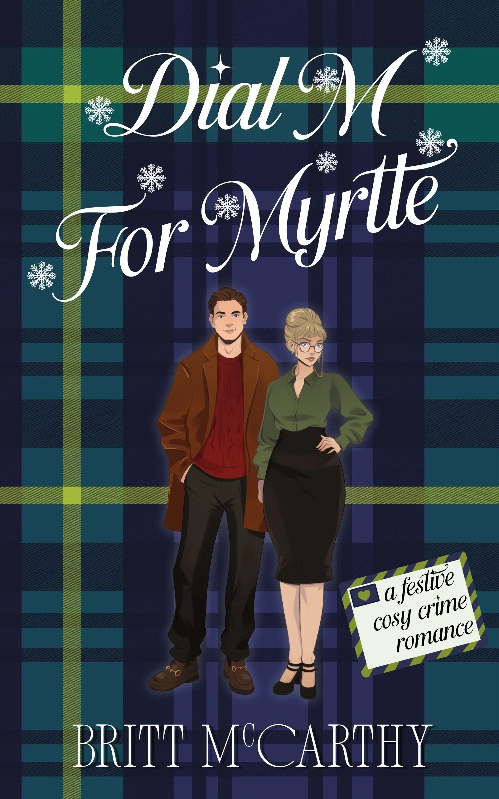 Dial M for Myrtle by Britt McCarthy - a festive cosy crime romance