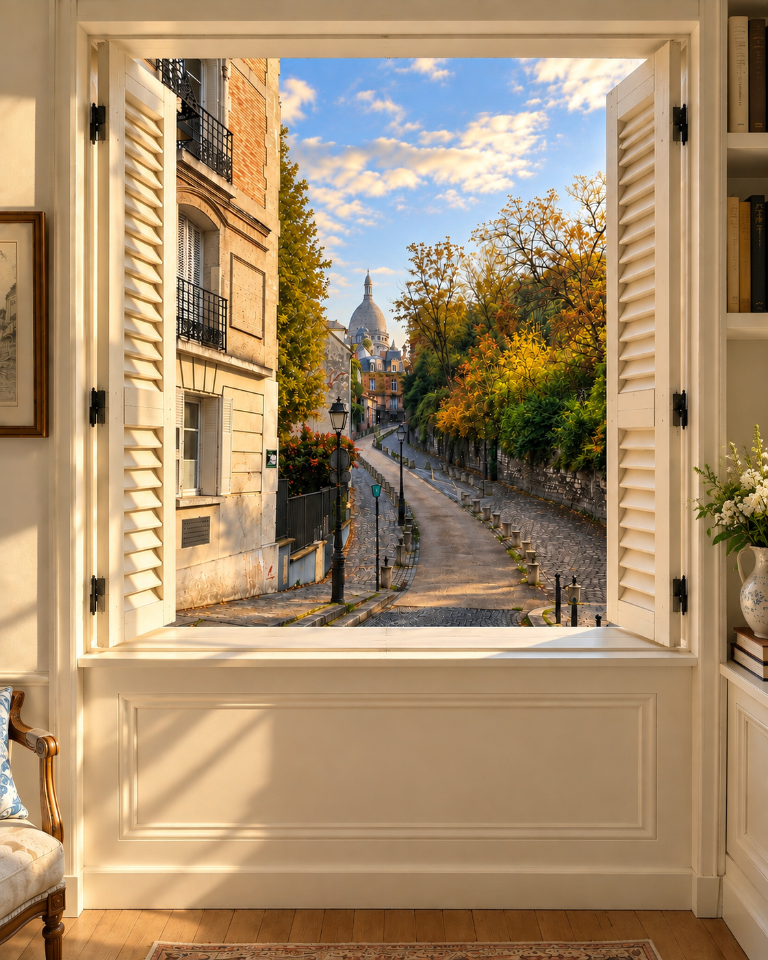 Towards Montmartre, Paris