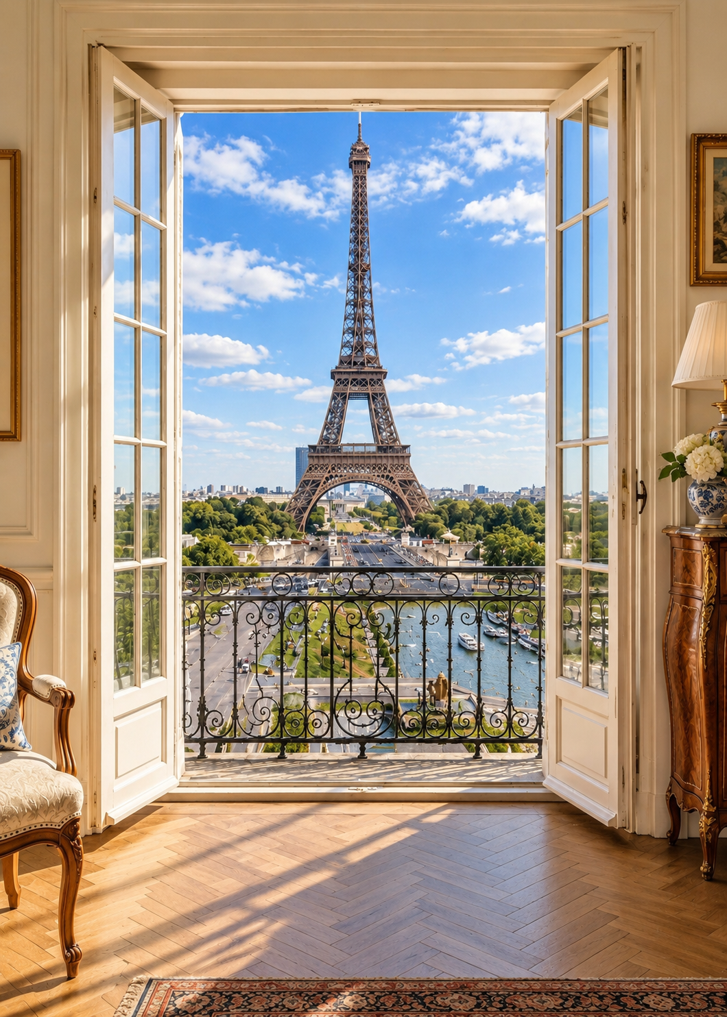From a Parisian apartment