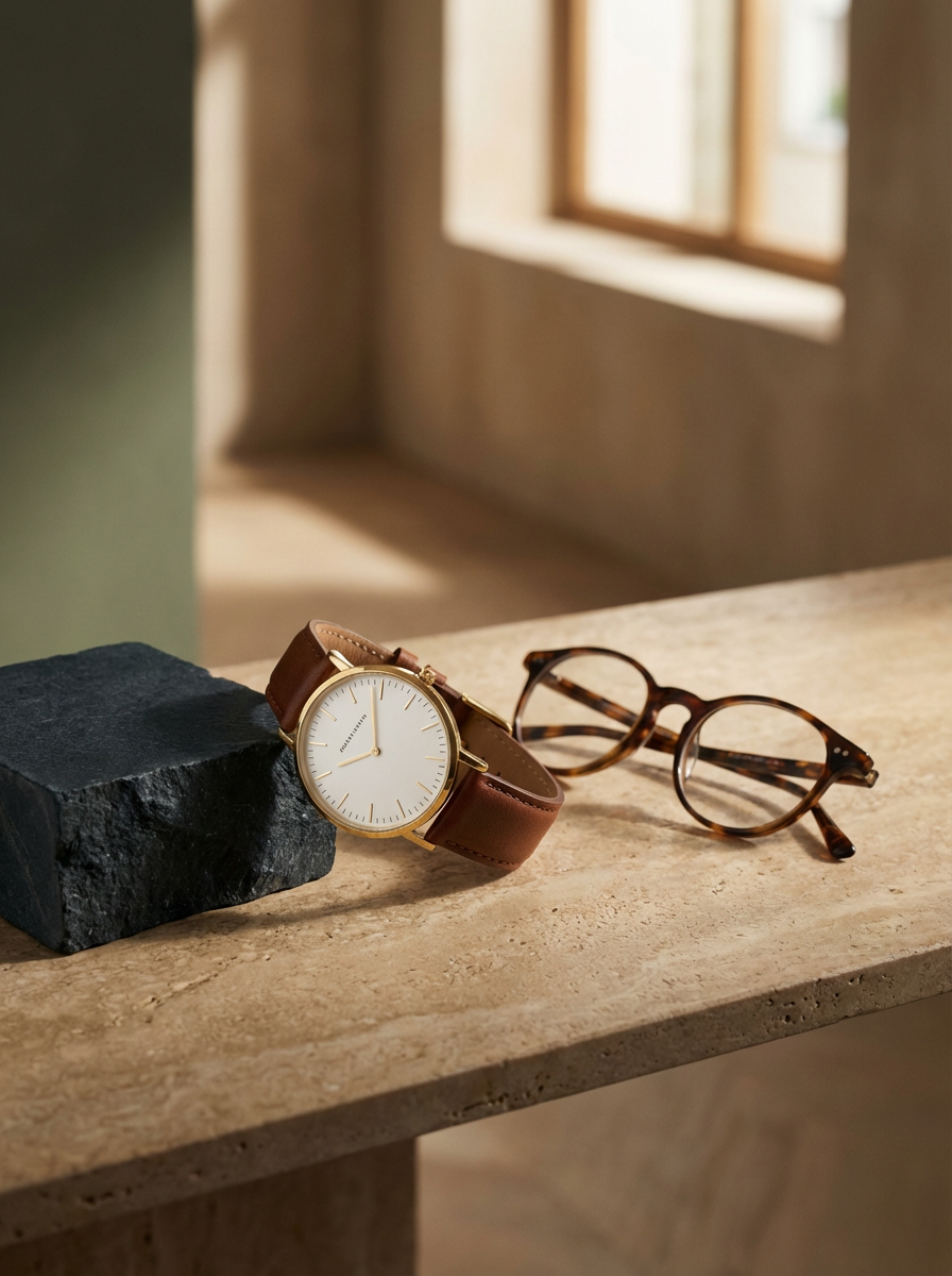 Gold Wristwatch