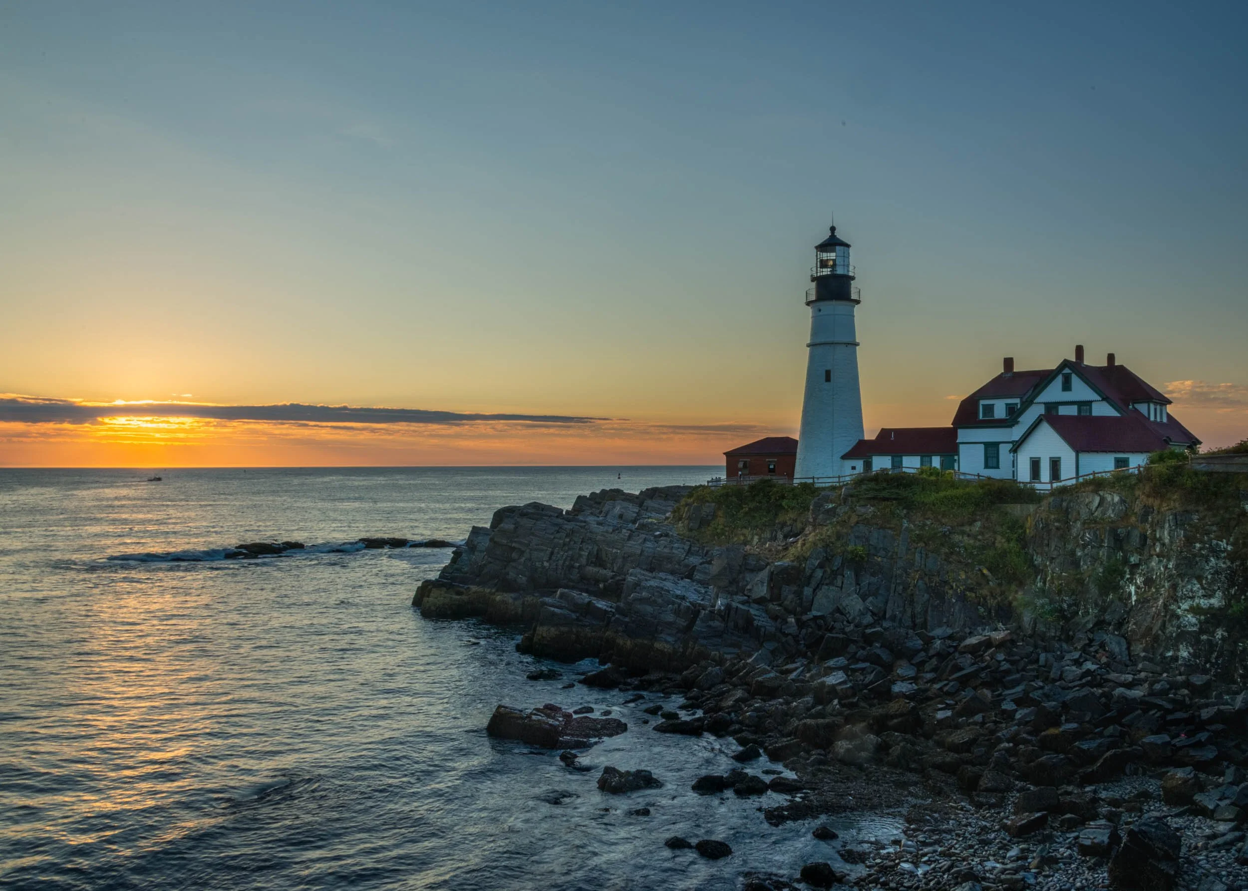 Sunrise, Portland Head Lighthouse, Maine