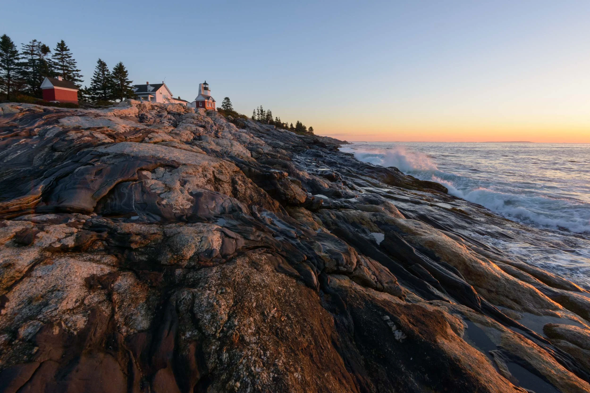 Pemaquid Point, Early Evening, Bristol, Maine, USA