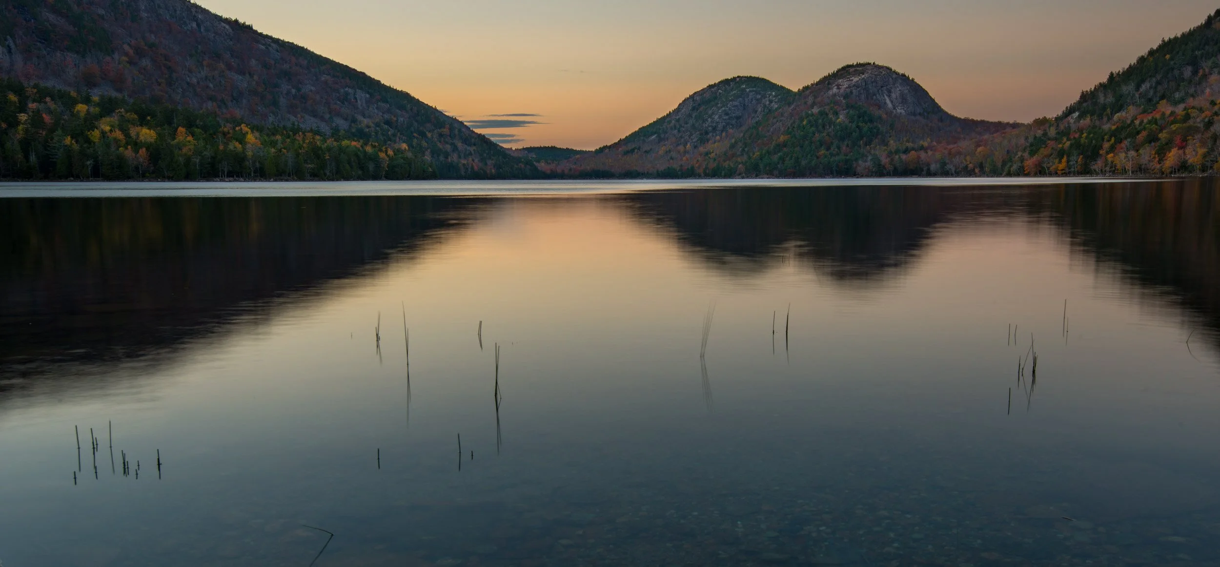 Awaiting the Loon's Call, Jordan Pond and the Bubbles,  Acadia National Park, Maine, USA