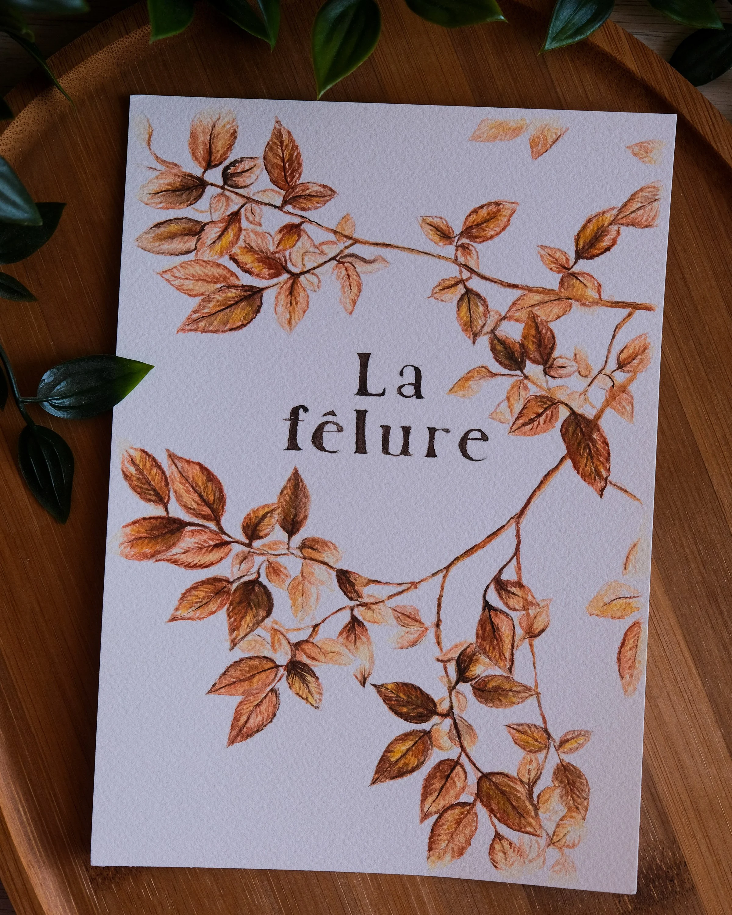 Aquarelle réalisée d'après la couverture du