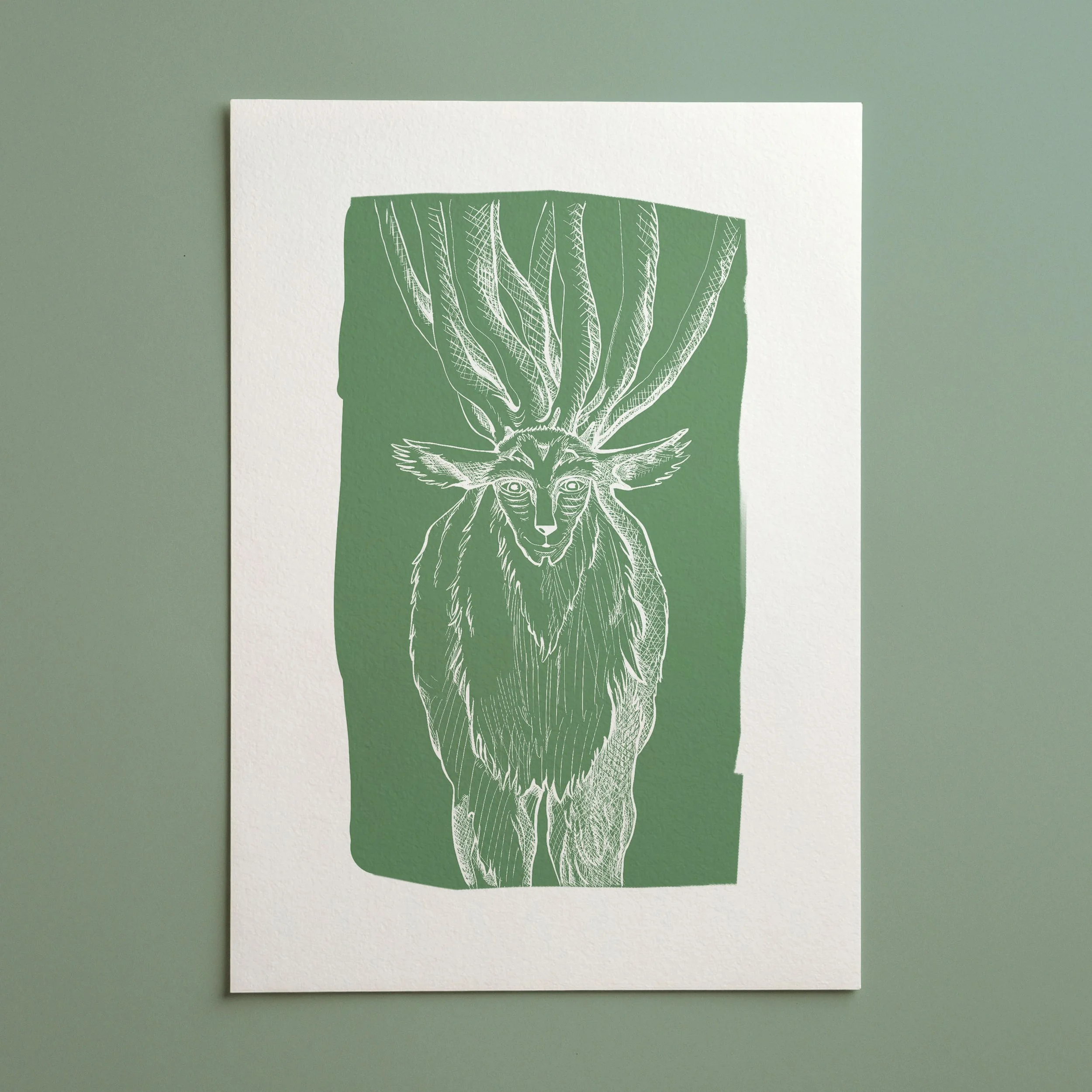 Affiche Dieu de la forêt