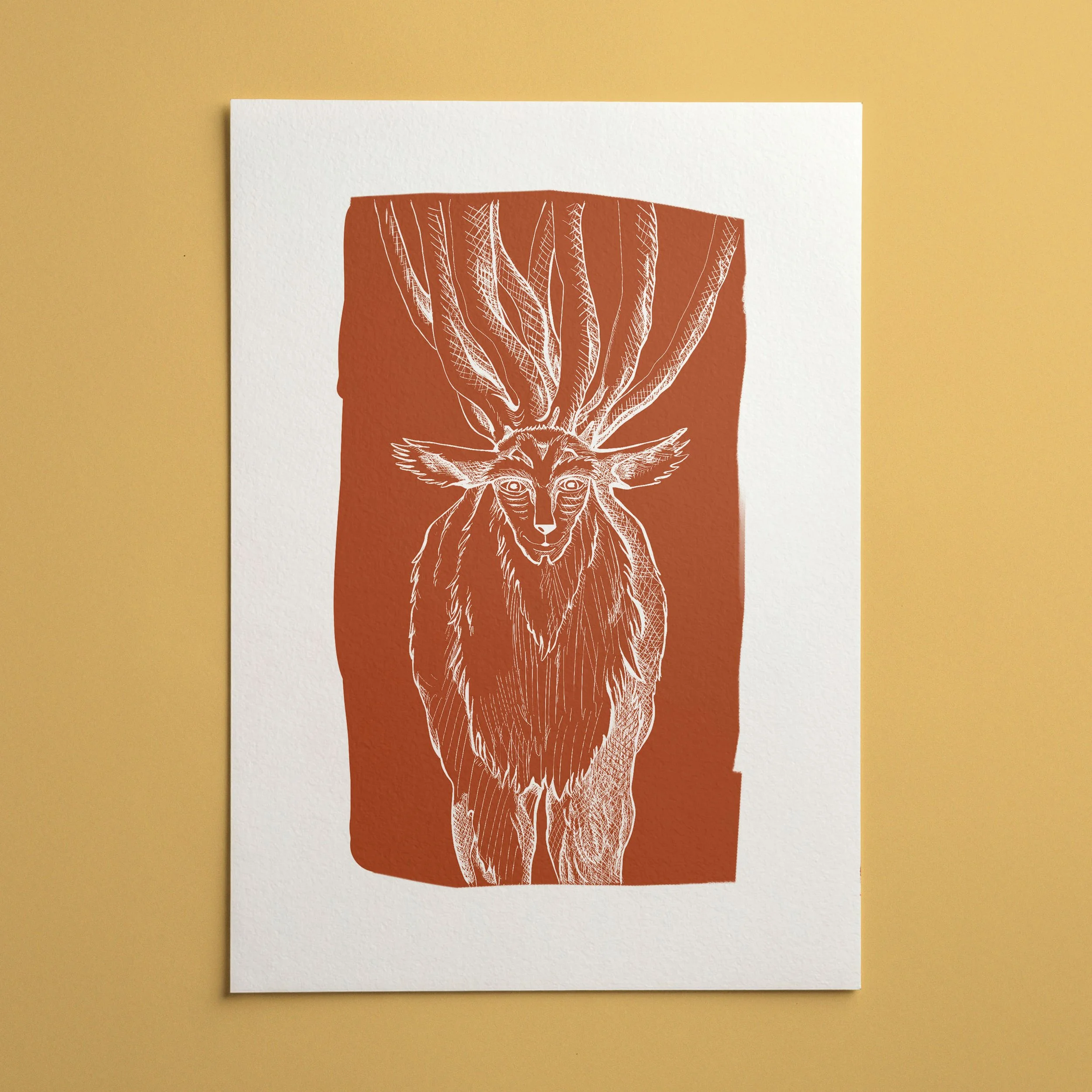 Affiche Dieu de la forêt