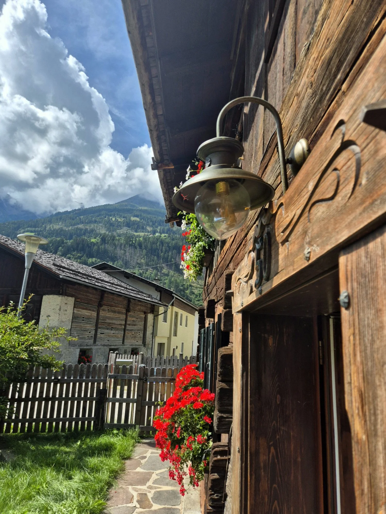 Eingang zum Chalet
