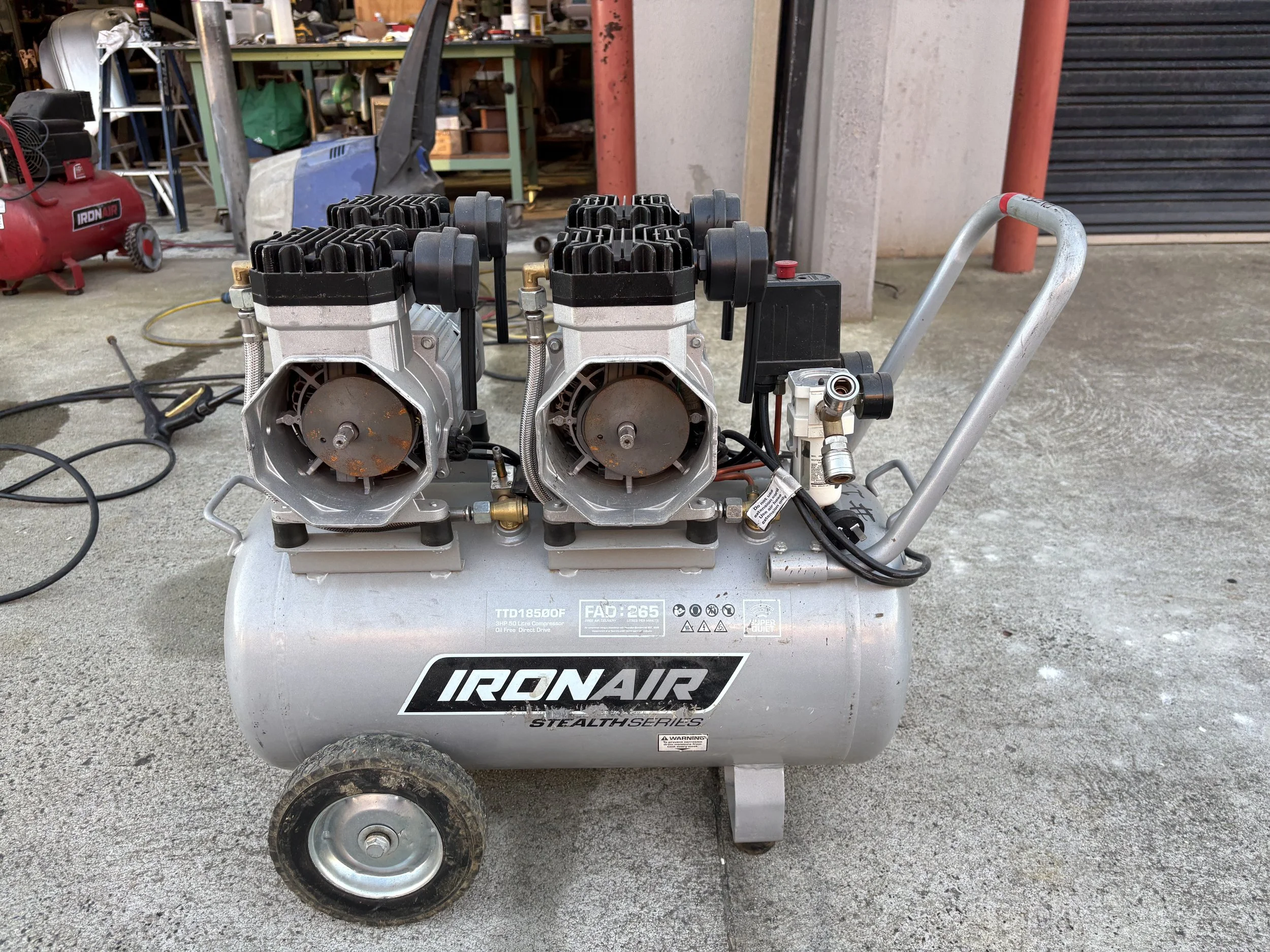 Iron Air Compressor - Parts or Repair