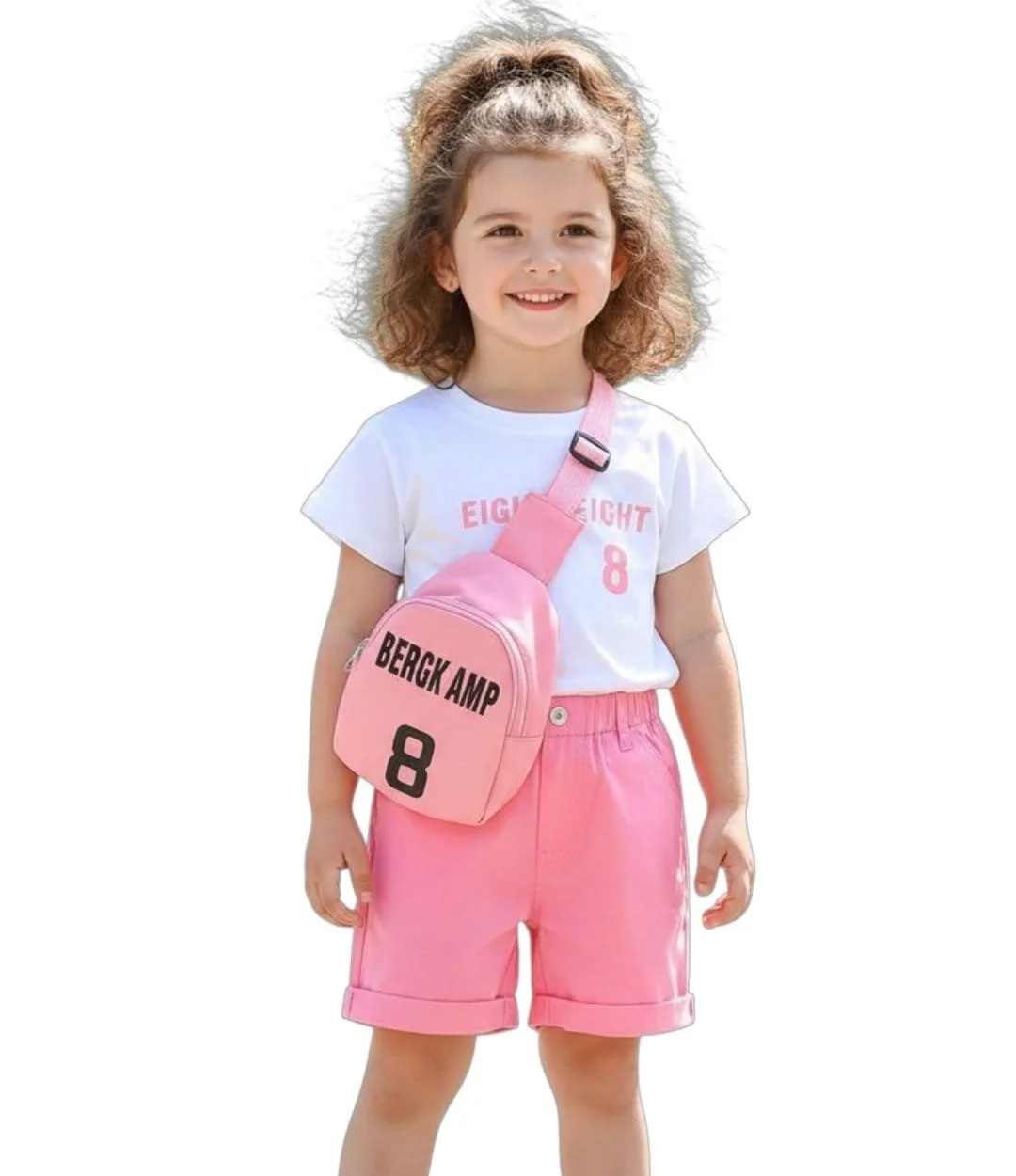 Stylish co ord set with sling bag