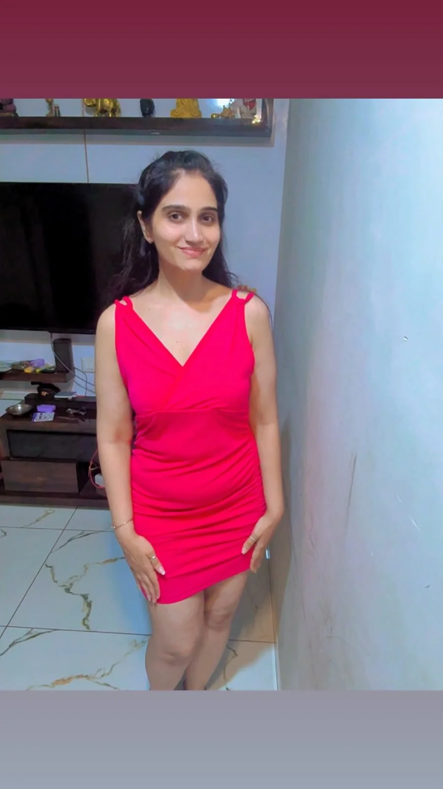 Pink short dress