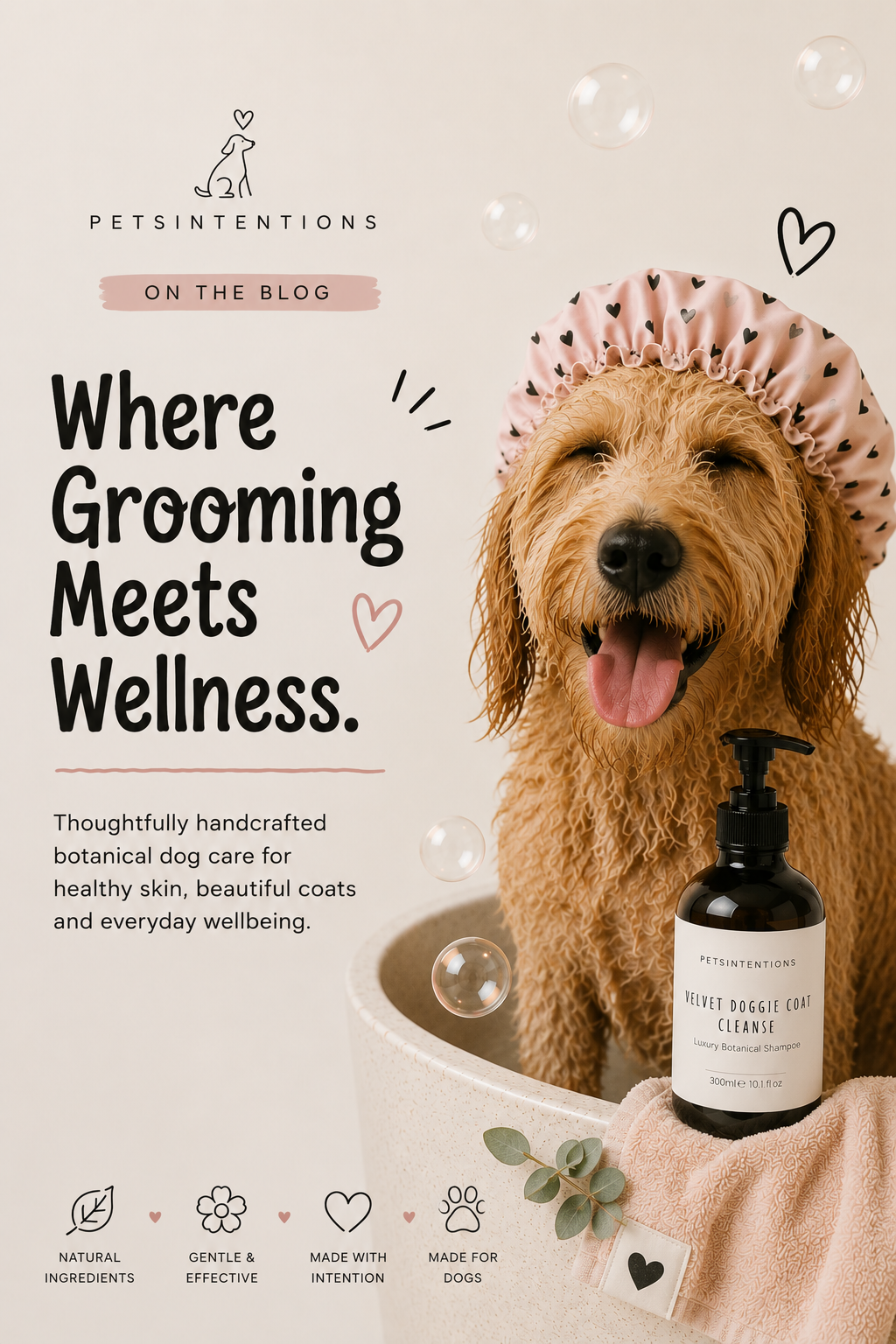 Natural Dog Grooming: A Gentle Approach to Healthy Skin, Coat &amp; Wellbeing