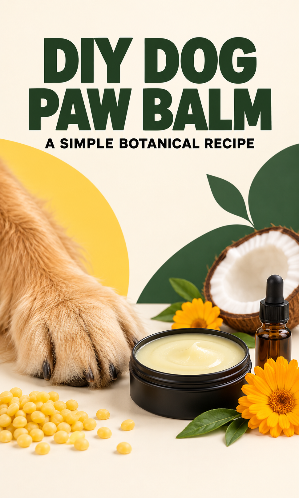 How to Make a DIY Dog Paw Balm