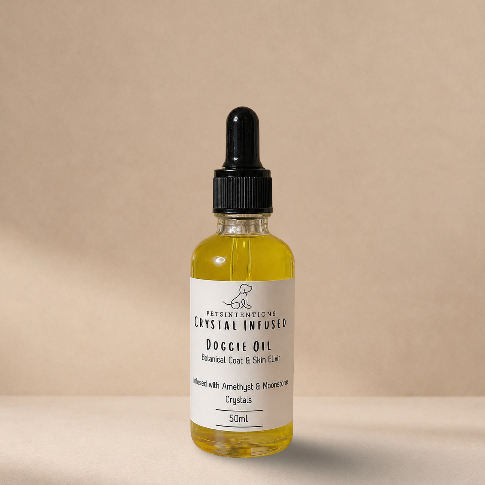 Crystal Infused Elixir | Calming Dog Coat Oil