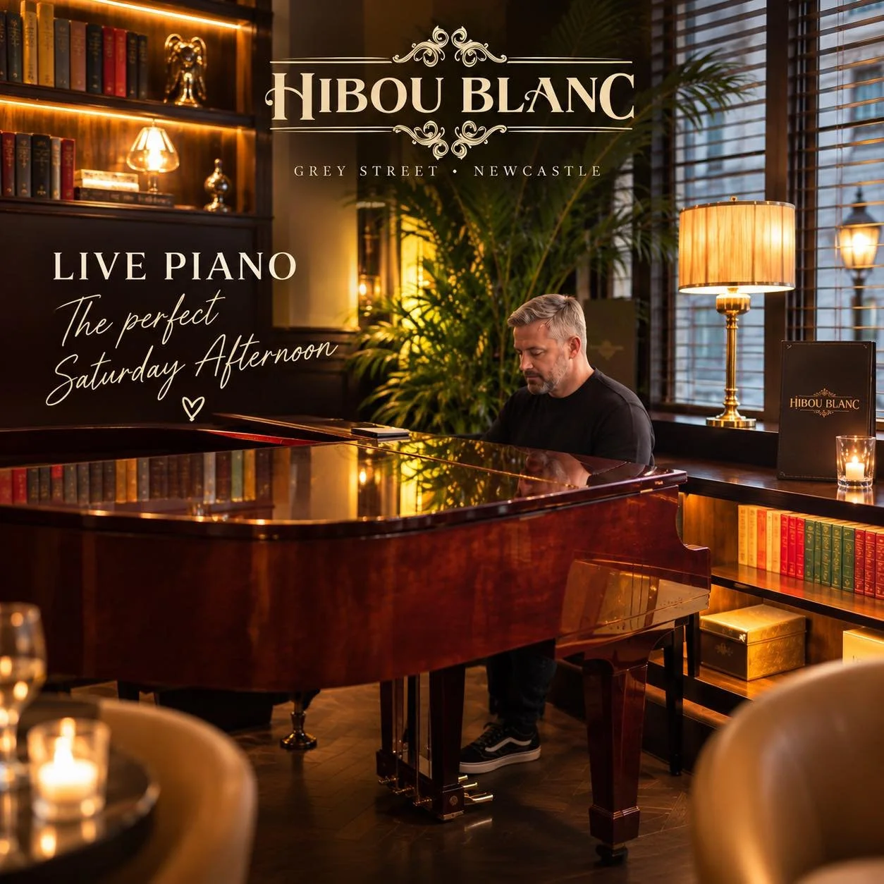 🎹✨ A perfect Saturday afternoon at Hibou Blanc&hellip;

There&rsquo;s something very special about live music filling the room, and it was wonderful to see our piano being put to such fantastic use by this incredibly talented pianist. 🤍

Beautiful 