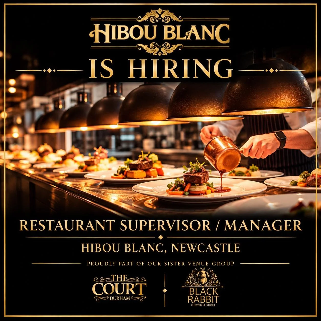 HIBOU BLANC IS HIRING ✨

We&rsquo;re looking for an experienced Restaurant Manager to join our Newcastle team.

Take a look at our website to discover Hibou Blanc and the high standards we pride ourselves on:
https://www.hiboublanc.co.uk/

Full job s
