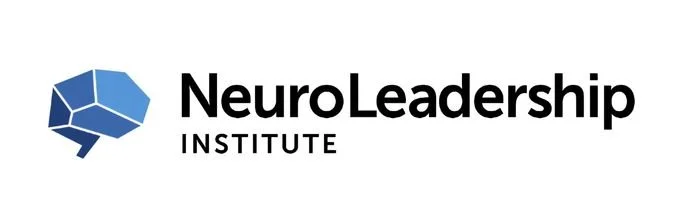 Logo of NeuroLeadership Institute featuring a stylized blue brain icon and black text.