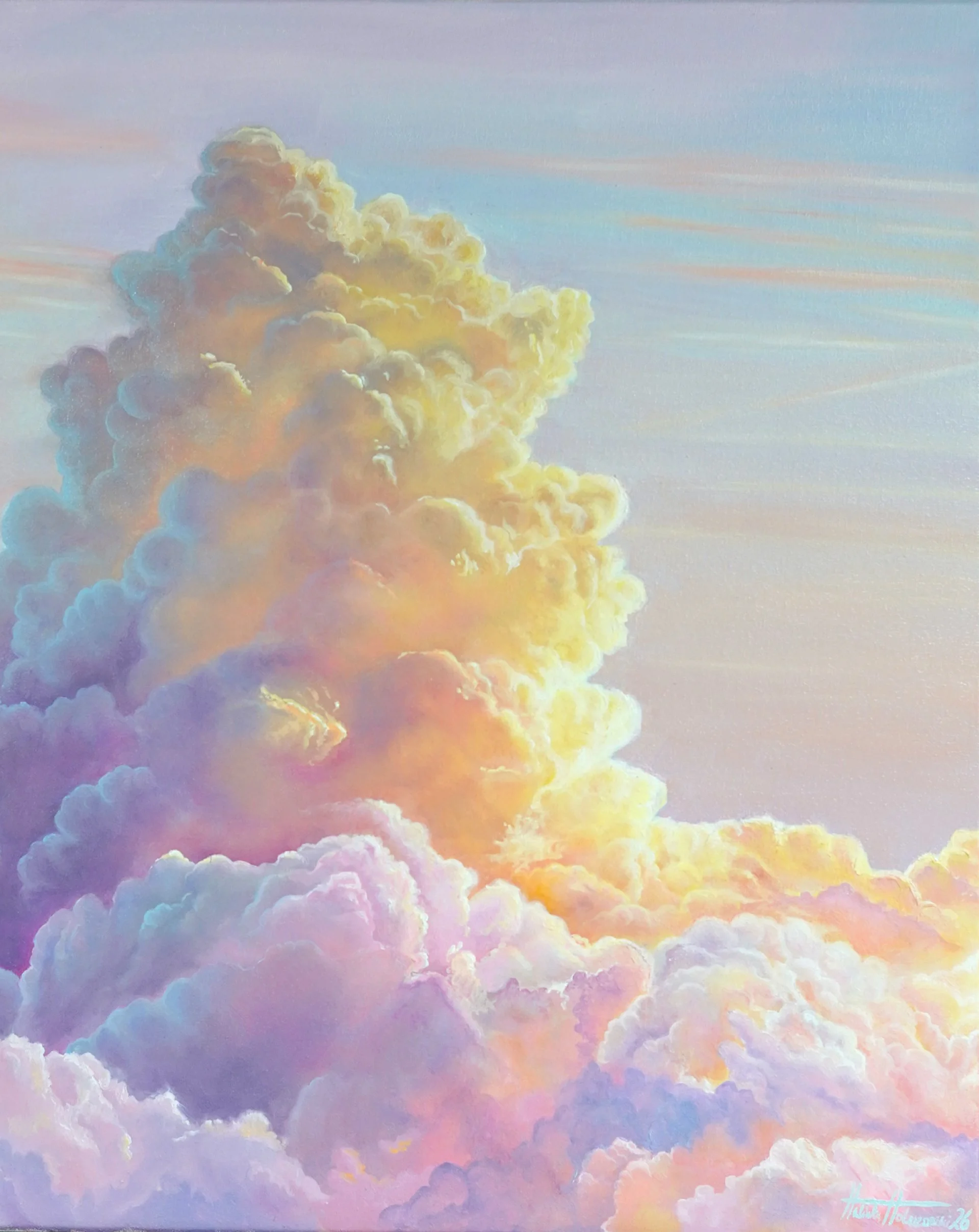 Cumulonimbus Clouds at Sunset